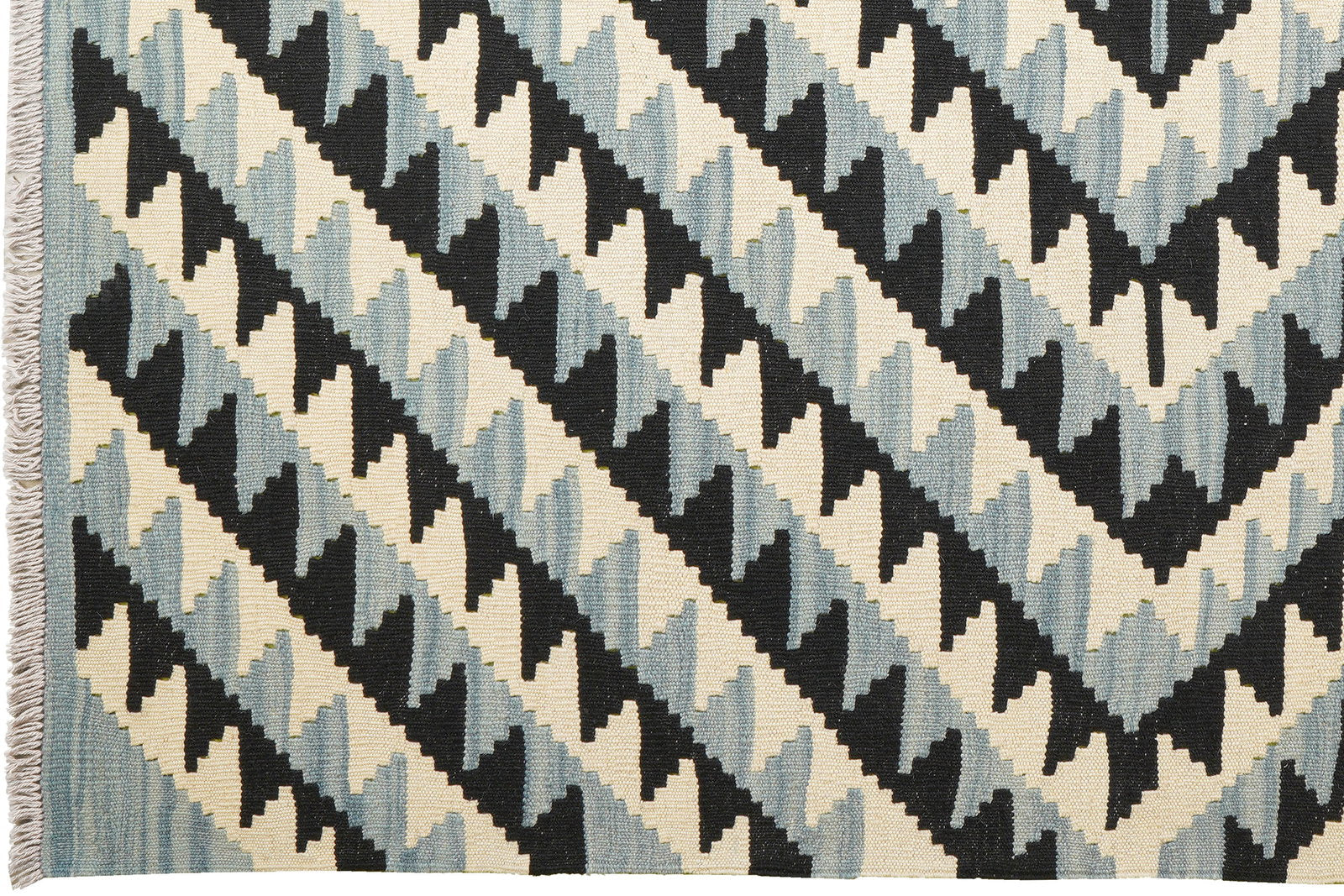 Kelim Gashgai — Handgefertigt, 198x160 cm, Beige, 100% Virgin Wool | View 4