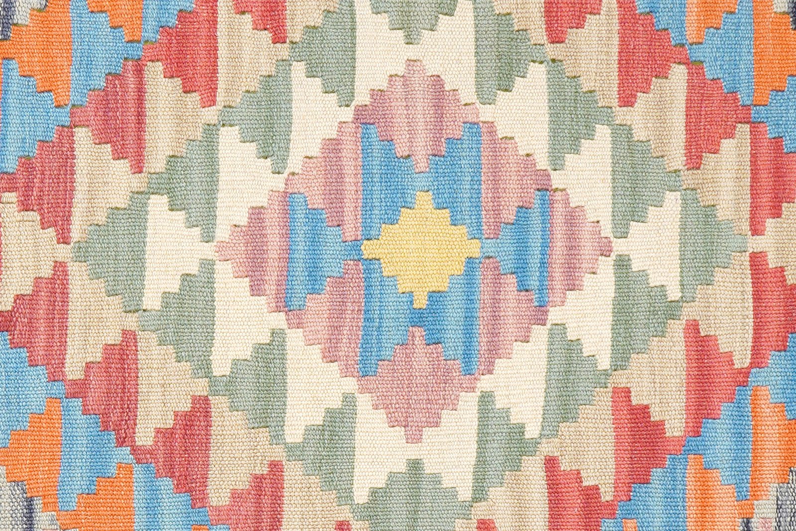 Kelim Gashgai — Handmade, 105x147 cm, Multicolor, 100% Virgin Wool | View 5