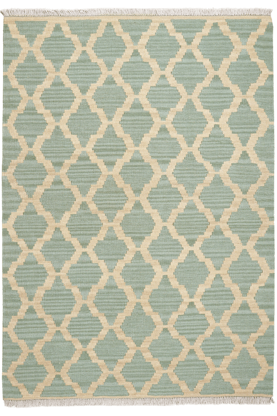 Kelim Gashgai — Handmade, 106x152 cm, Beige, 100% Virgin Wool | Main view