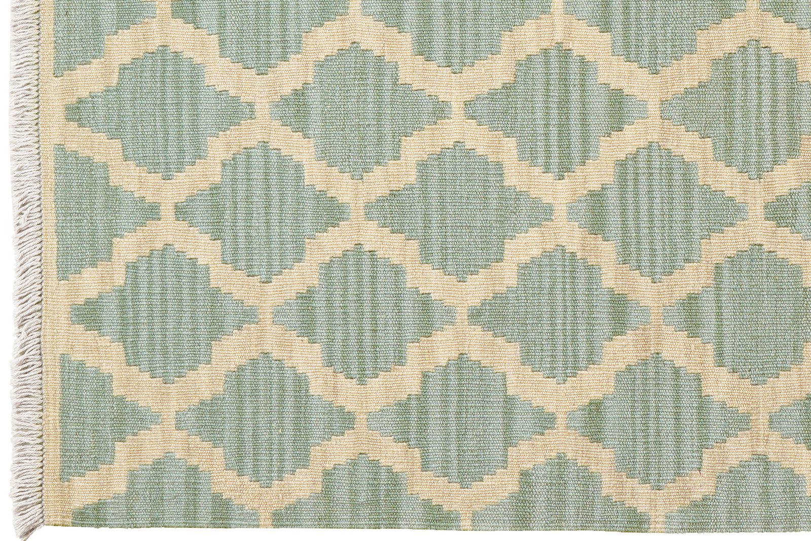 Kelim Gashgai — Handmade, 106x152 cm, Beige, 100% Virgin Wool | View 3