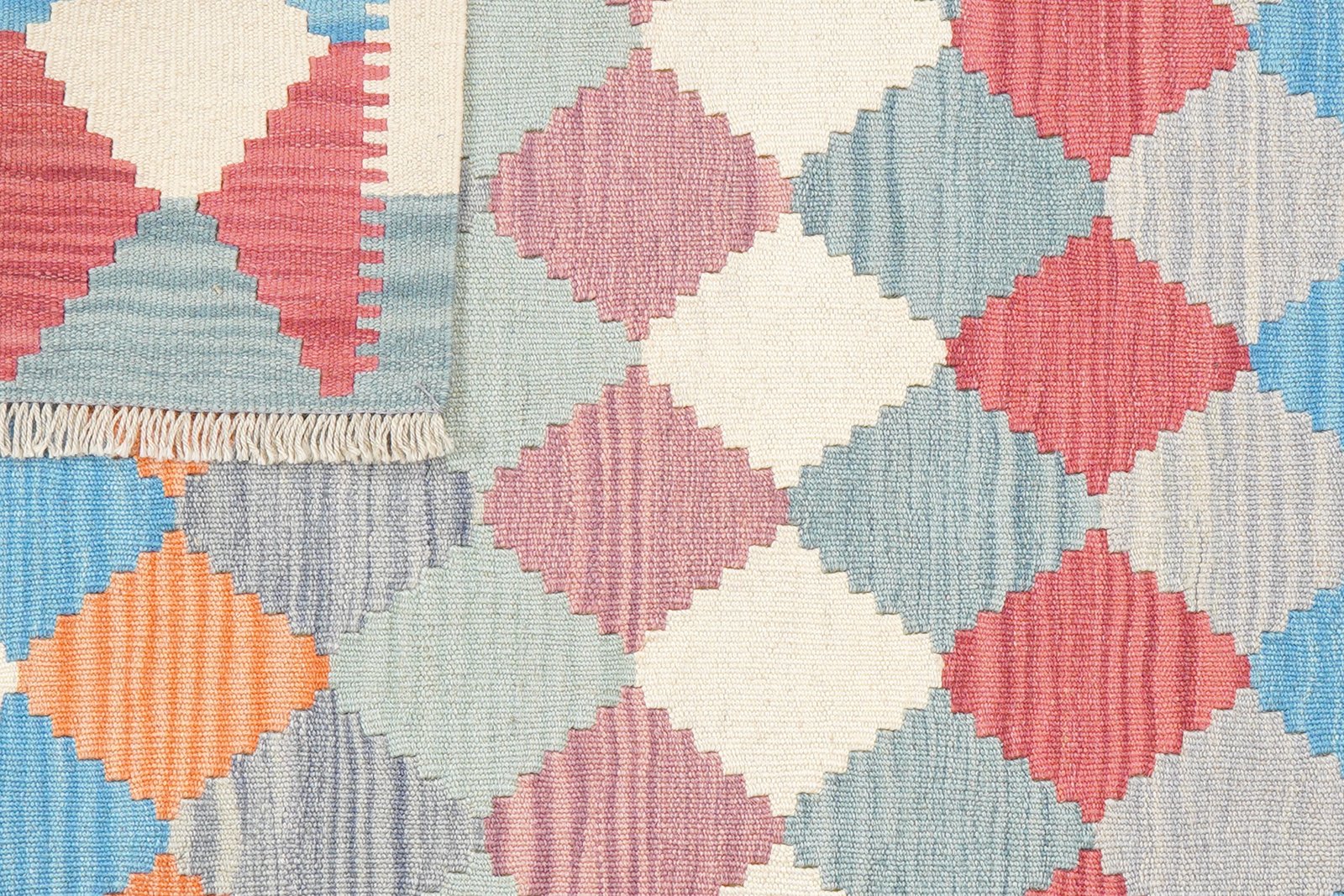 Kelim Gashgai — Handmade, 103x153 cm, Multicolor, 100% Virgin Wool | View 6