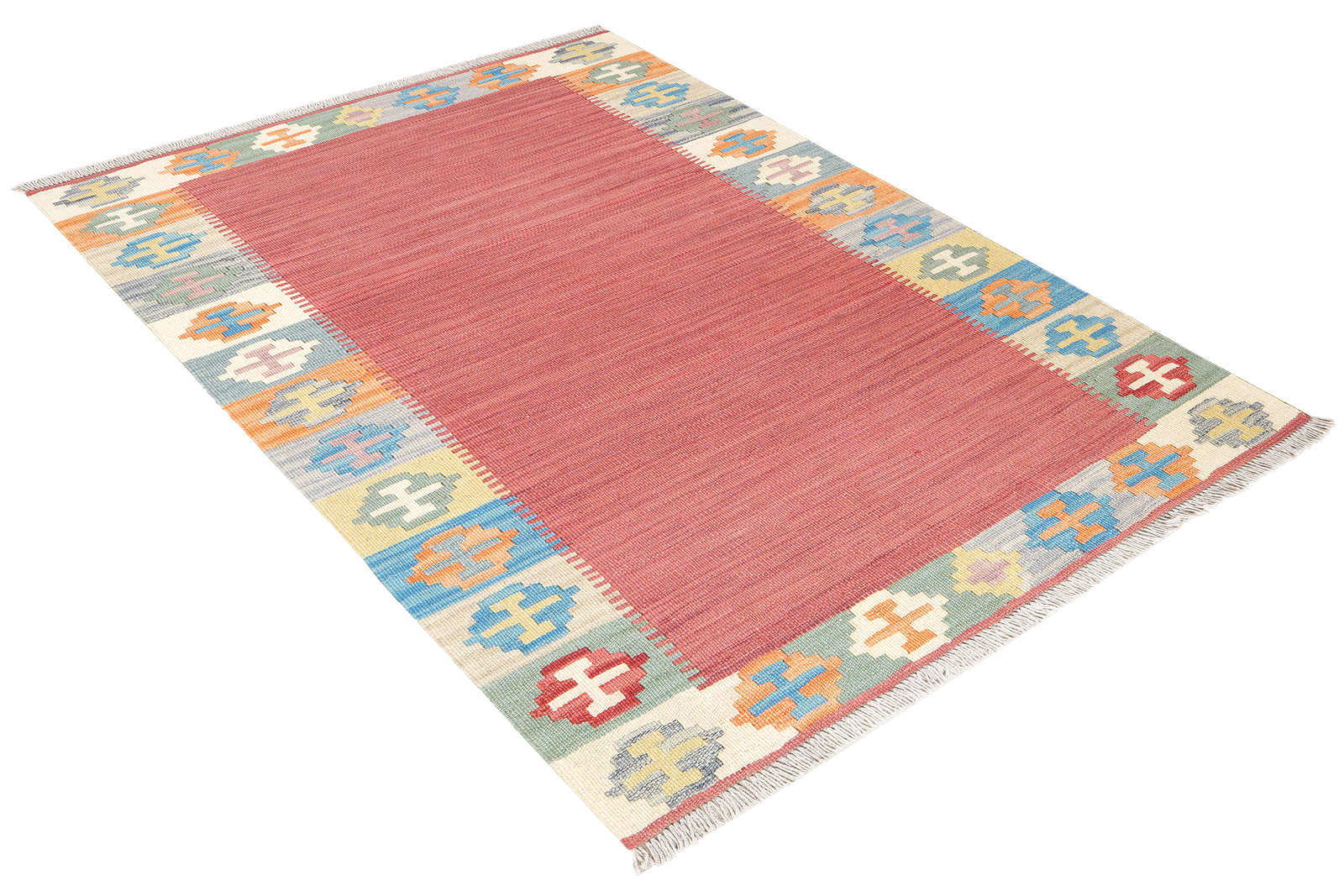 Kelim Gashgai — Handgefertigt, 150x102 cm, Bunt, 100% Virgin Wool | View 5