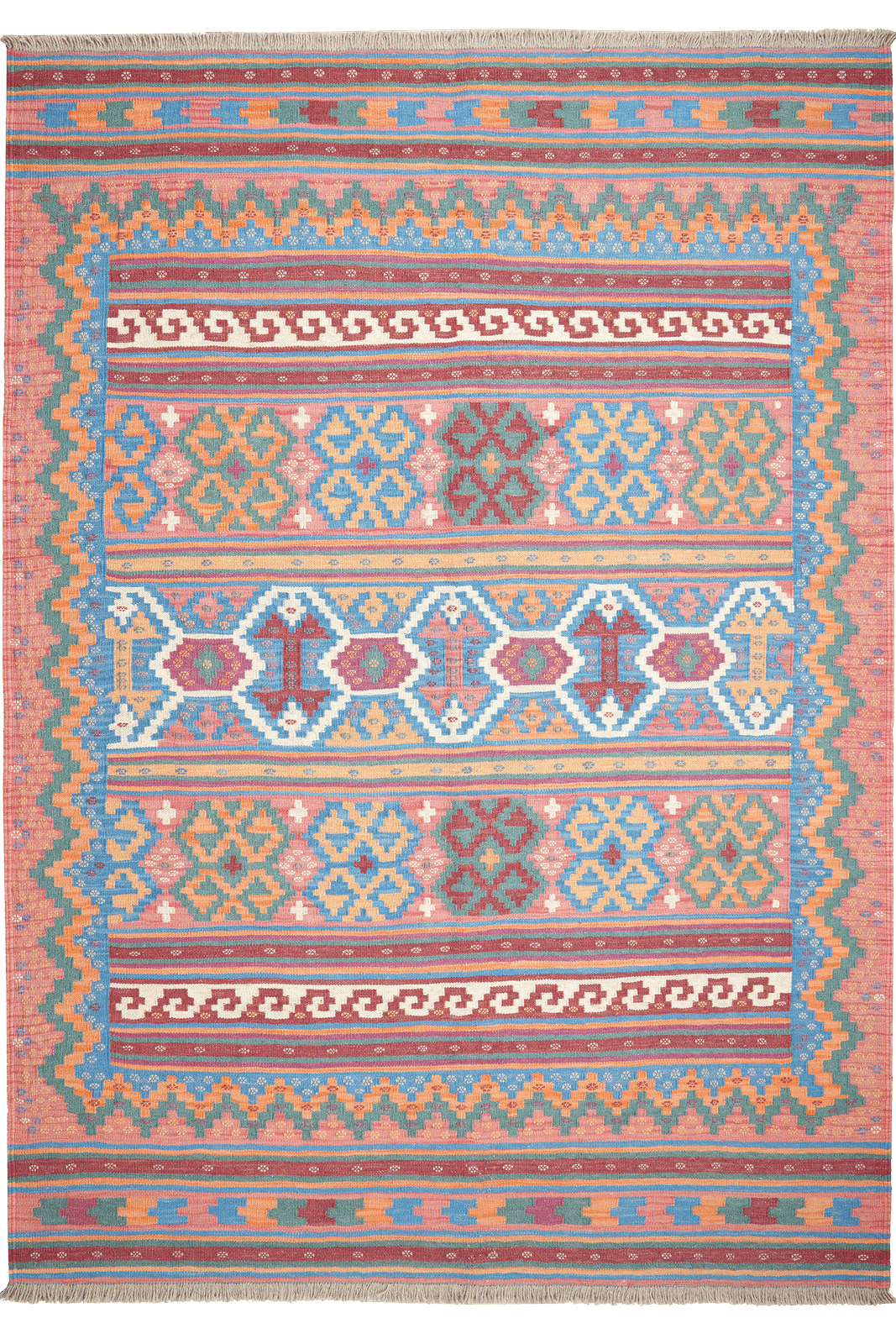 Sumak Sirdjan — Handmade, 153x218 cm, Multicolor, 100% Virgin Wool | Main view
