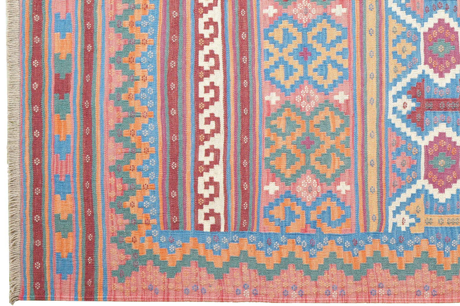 Sumak Sirdjan — Handmade, 153x218 cm, Multicolor, 100% Virgin Wool | View 3