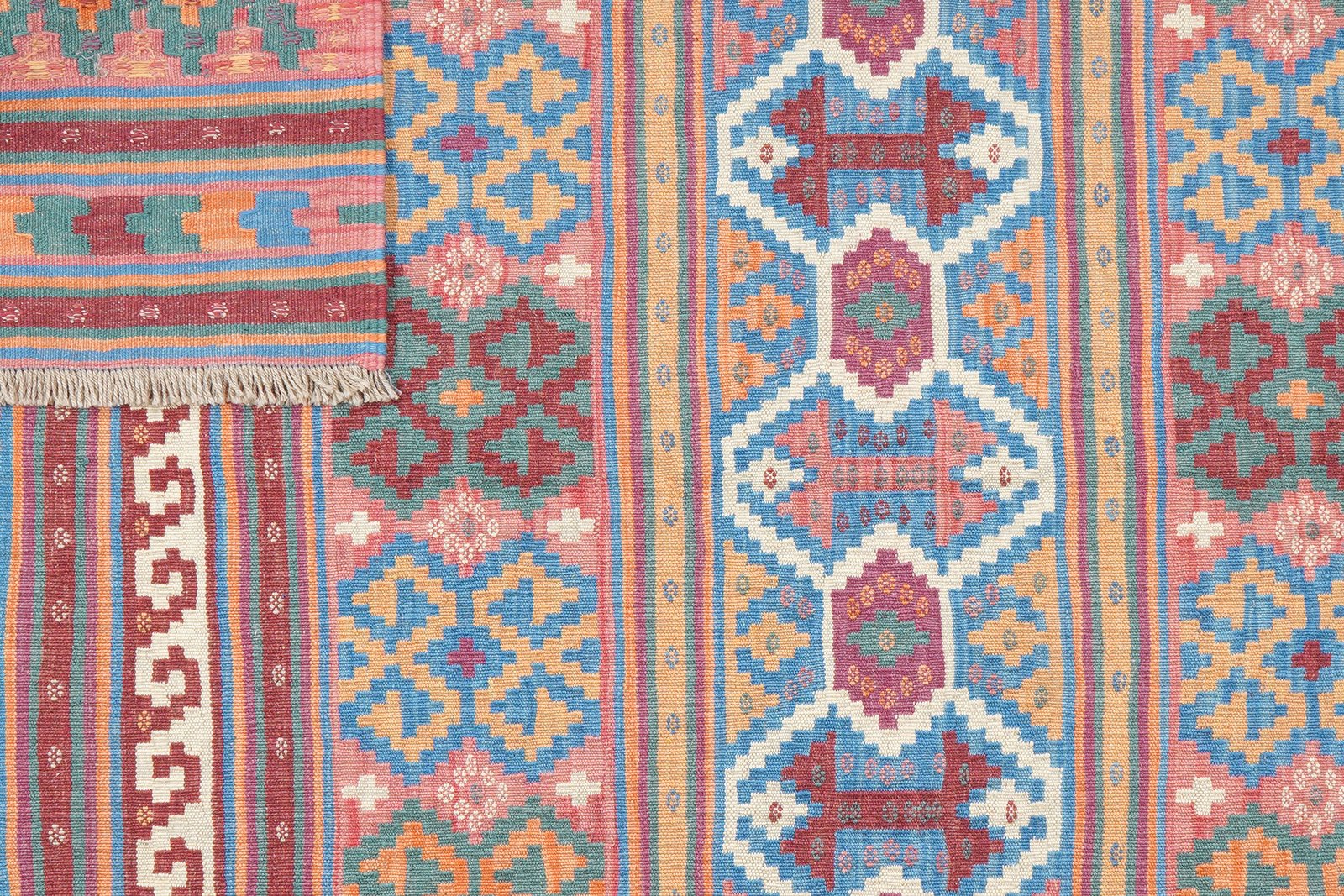 Sumak Sirdjan — Handmade, 153x218 cm, Multicolor, 100% Virgin Wool | View 6