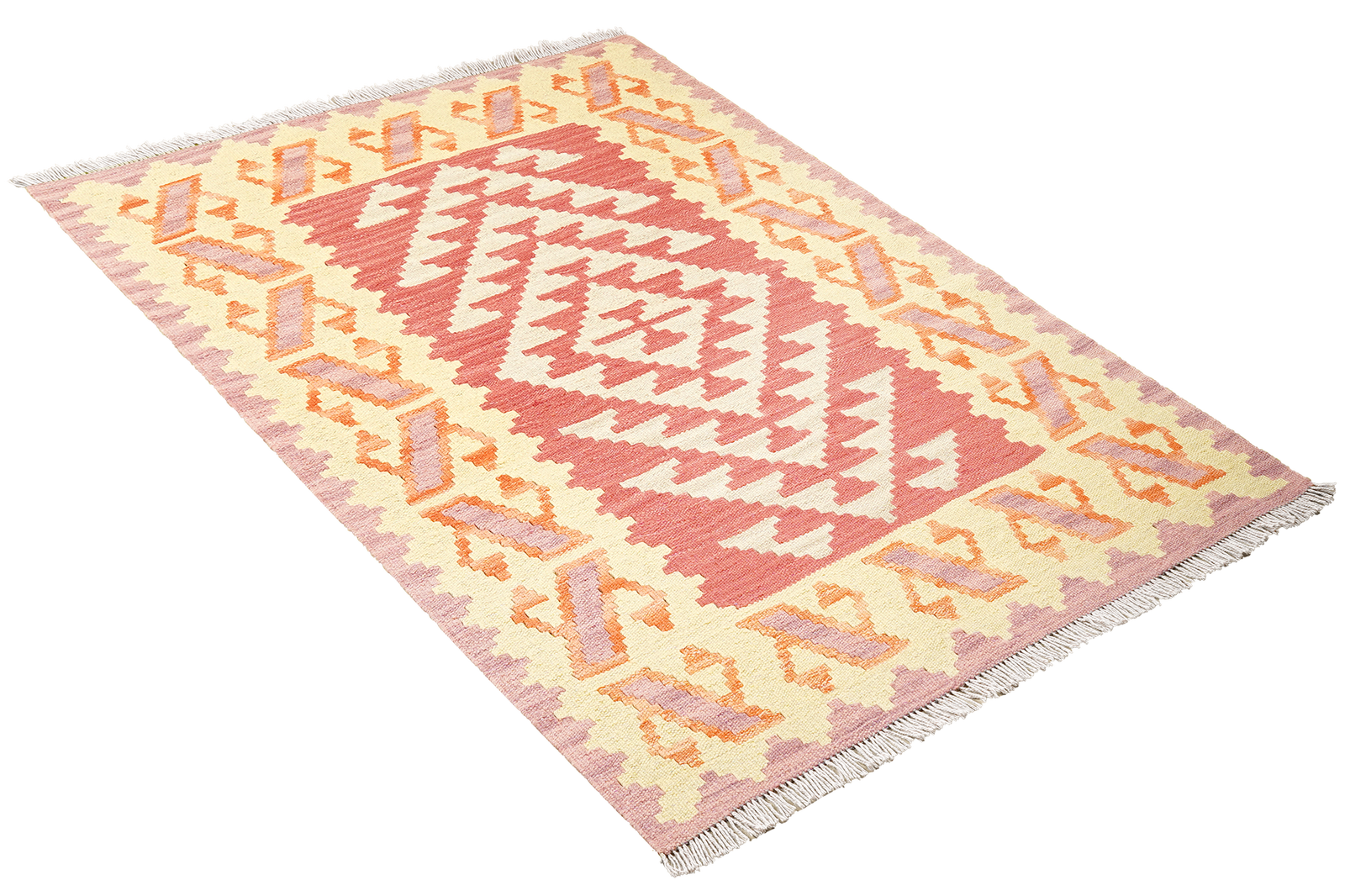 Kelim Gashgai — Handgefertigt, 147x106 cm, Gelb, 100% Virgin Wool | View 5