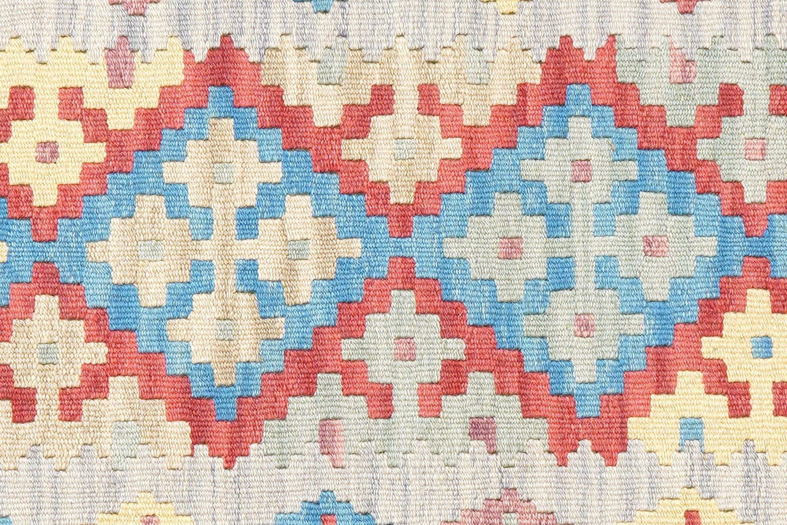 Kelim Gashgai — Handmade, 84x239 cm, Blue, 100% Virgin Wool | View 5