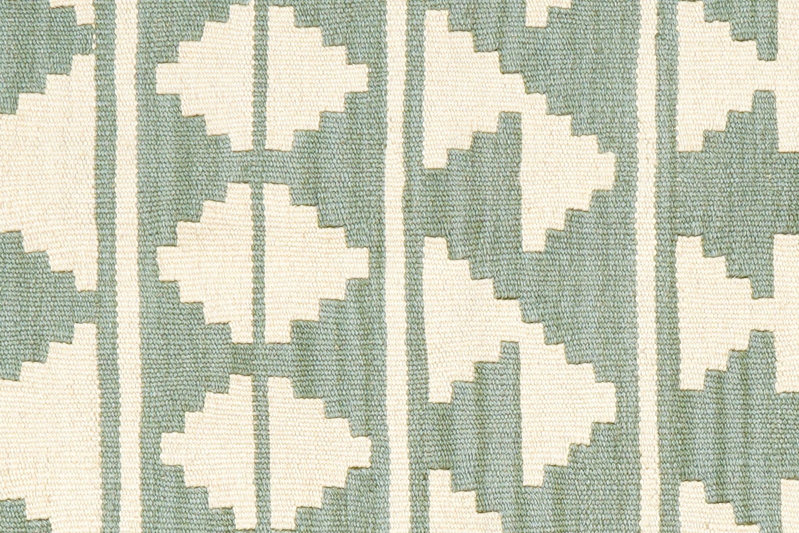 Kelim Gashgai — Handmade, 121x186 cm, Green, 100% Virgin Wool | View 5