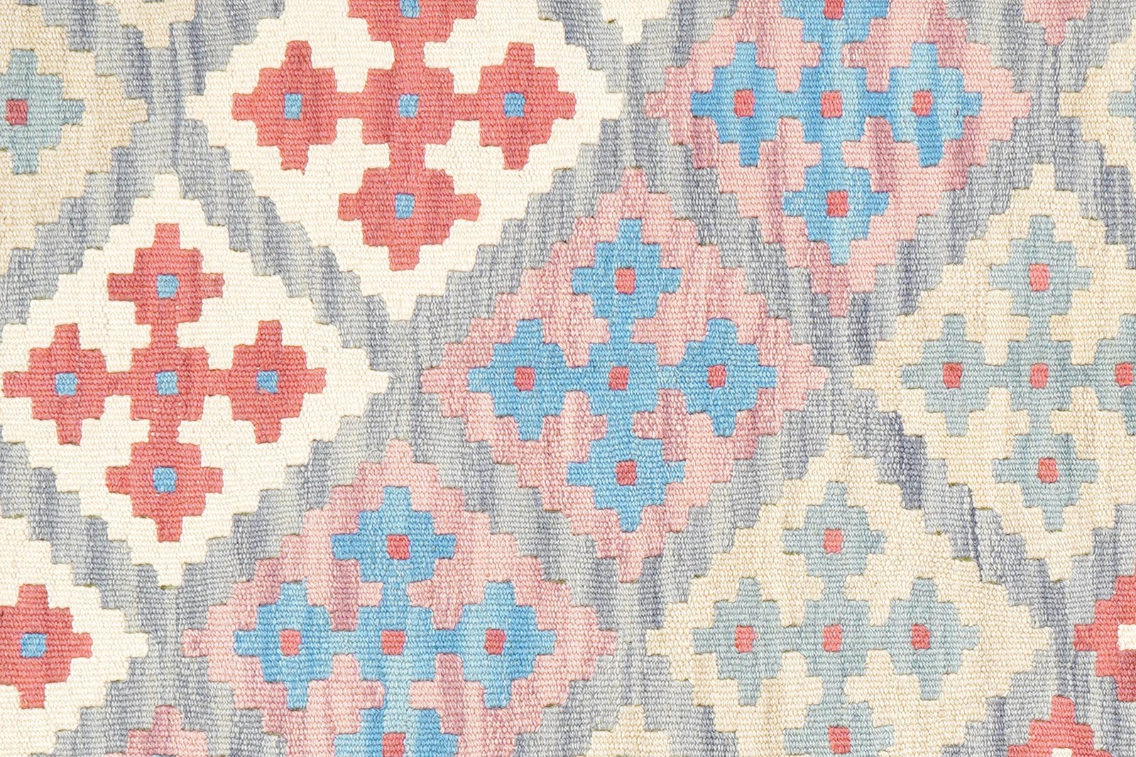 Kelim Gashgai — Handmade, 120x177 cm, Grey, 100% Virgin Wool | View 5