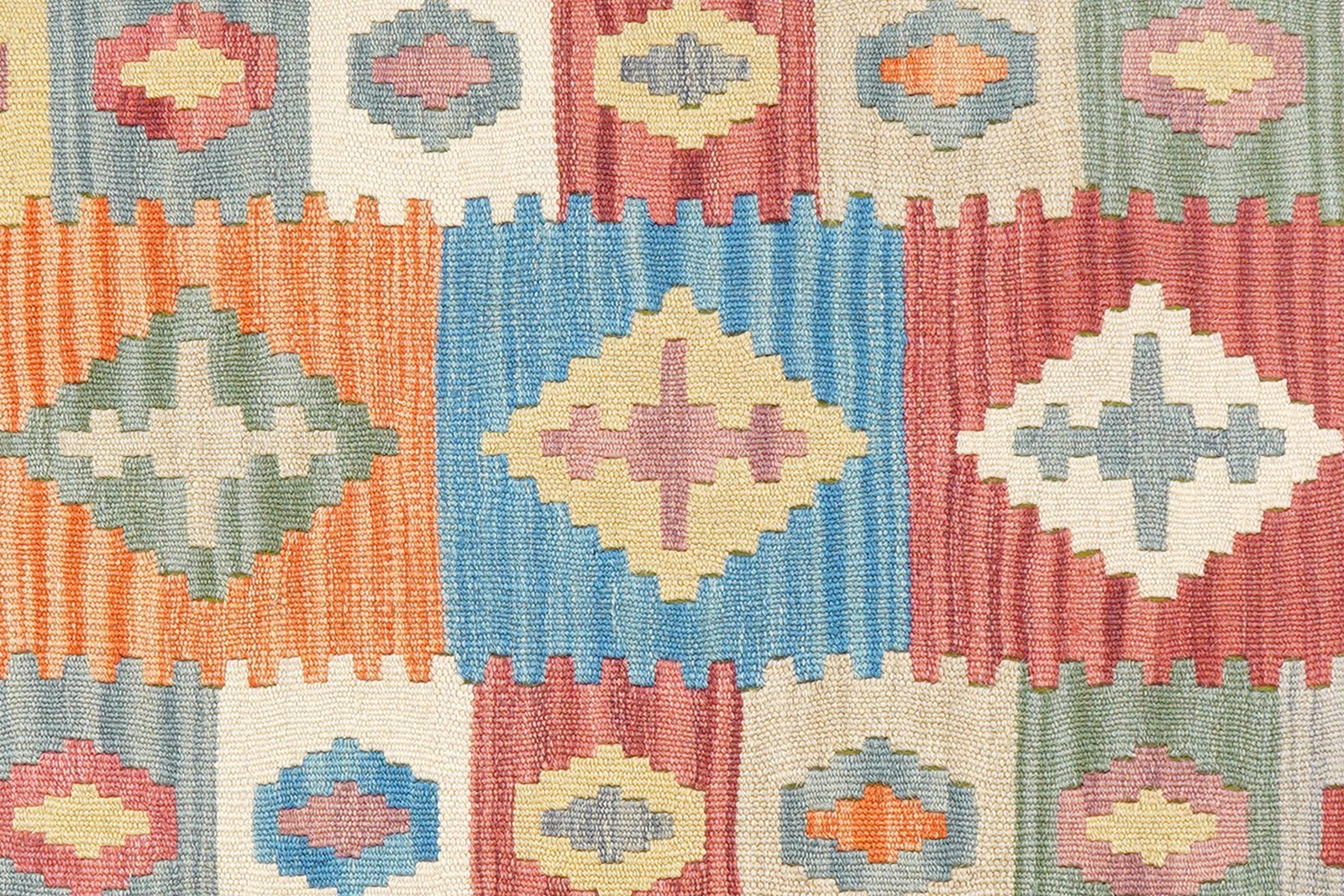 Kelim Gashgai — Handmade, 64x203 cm, Multicolor, 100% Virgin Wool | View 5