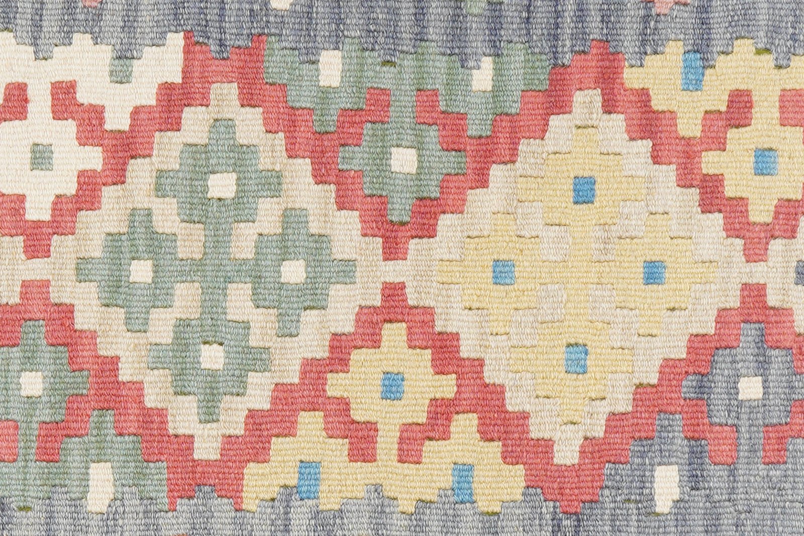Kelim Gashgai — Handmade, 86x237 cm, Multicolor, 100% Virgin Wool | View 5