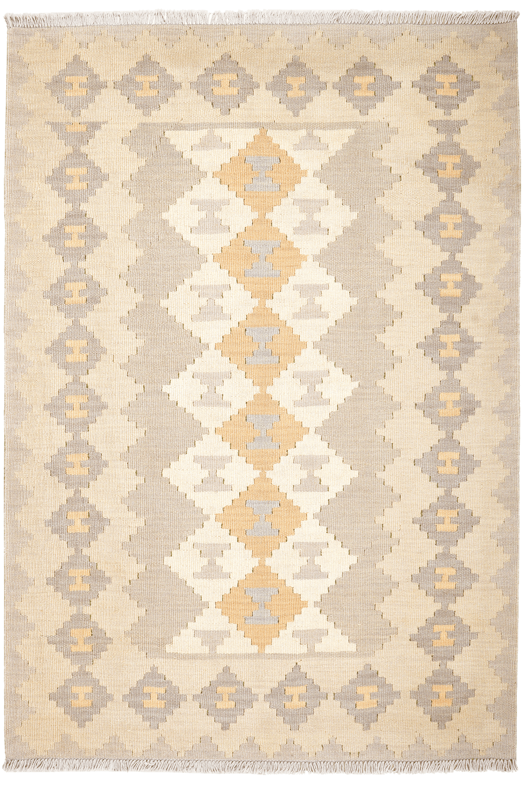 Kelim Gashgai · Tejido a mano – Beige, 173x120 cm