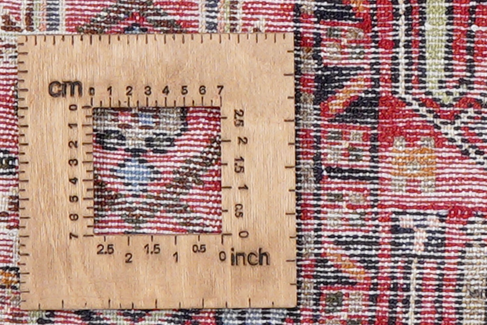 Heritage — Hand-knotted, 126x206 cm, Red, 100% Virgin Wool | View 8