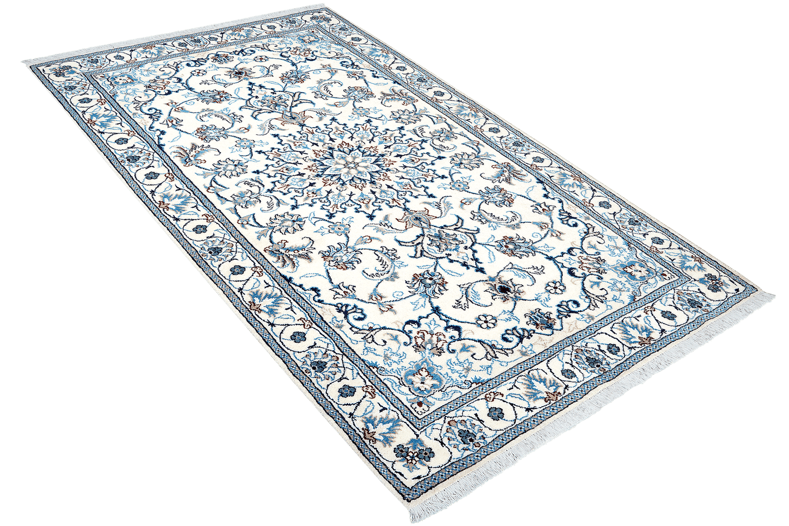 Nain 12La — Hand-knotted, 119x195 cm, Beige, 100% Virgin Wool | View 4