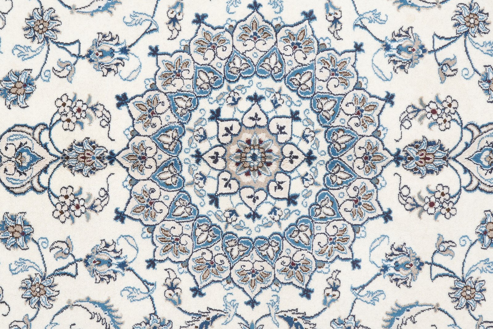 Nain 12La — Hand-knotted, 197x291 cm, Beige, 100% Virgin Wool | View 6