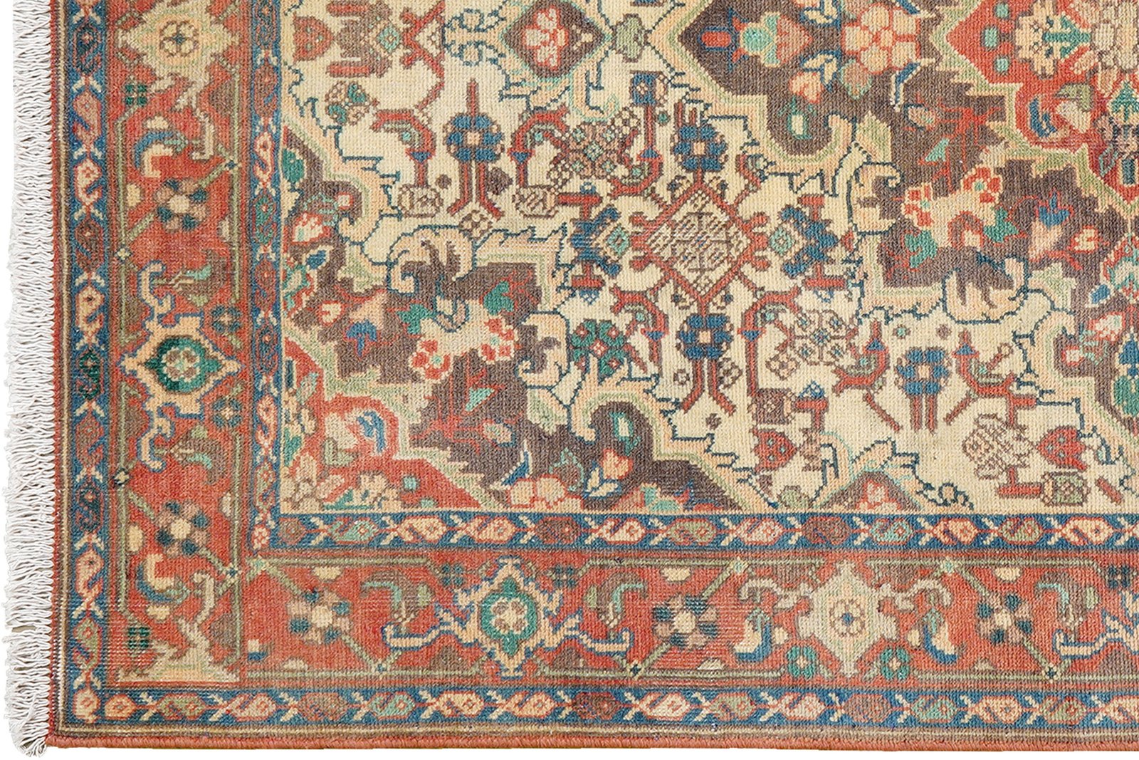 Heritage — Hand-knotted, 98x154 cm, Beige, 100% Virgin Wool | View 3