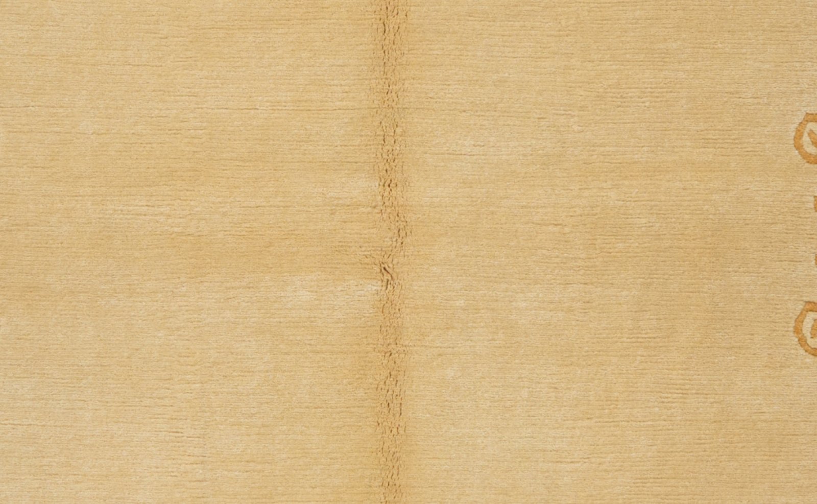 Nepal Rina — Hand-knotted, 170x240 cm, Yellow, 100% Virgin Wool | View 4