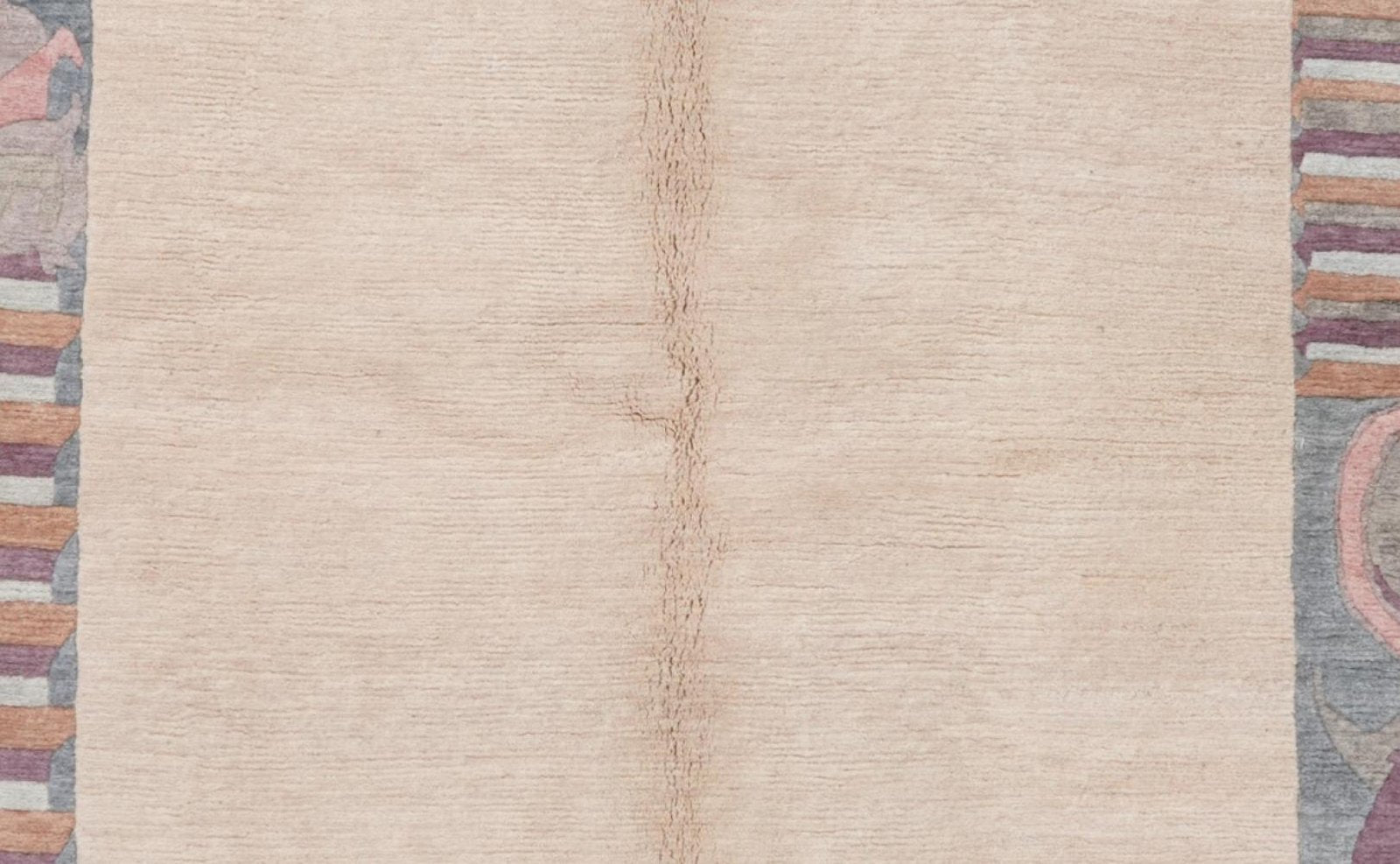 Nepal Asha — Hand-knotted, 172x222 cm, Beige, 100% Virgin Wool | View 4