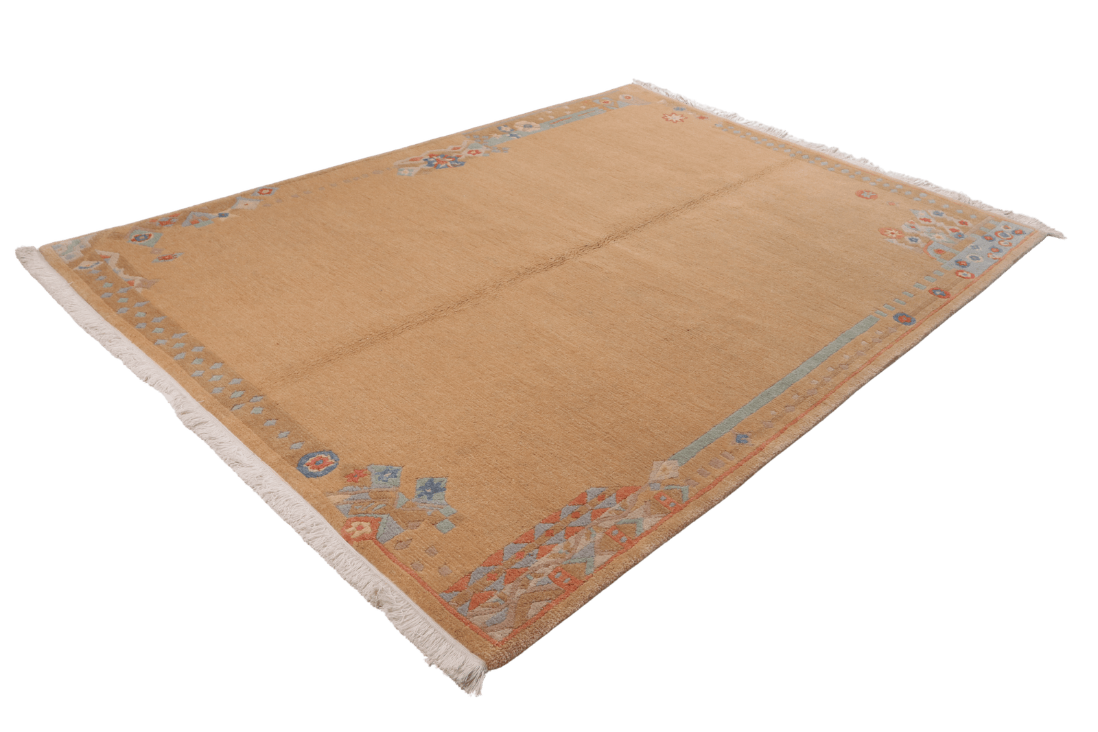 Nepal Laxmi — Hand-knotted, 173x244 cm, Beige, 100% Virgin Wool | View 6