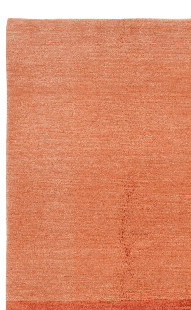 Nepal Bina — Hand-knotted, 199x252 cm, Red, 100% Virgin Wool | View 3