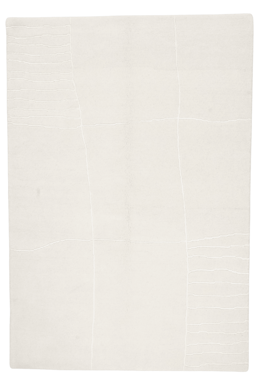 Nepal — Hand-knotted, 145x207 cm, Beige, 100% Virgin Wool | Main view