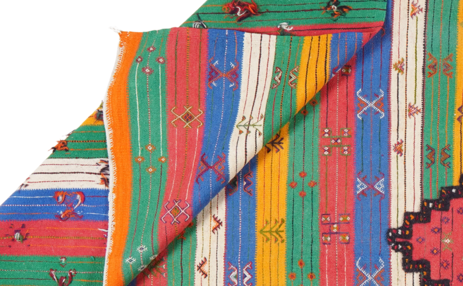Kelim — Handmade, 195x318 cm, Multicolor, 100% Virgin Wool | View 5