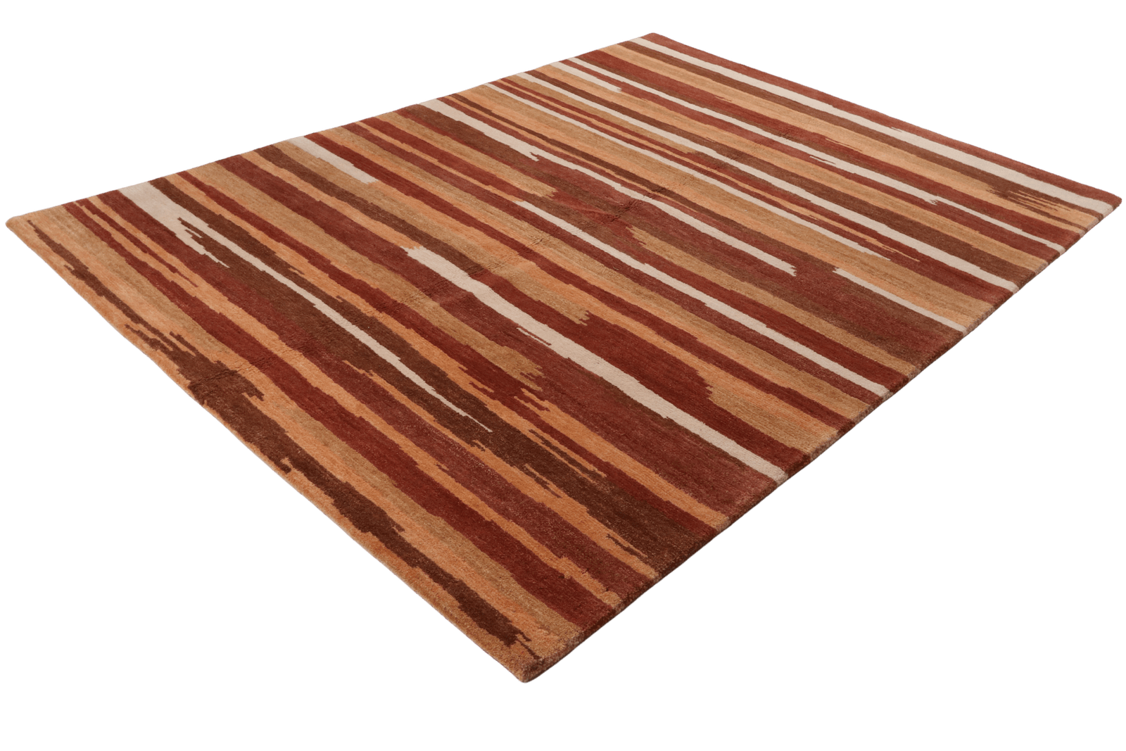 Nepal Lila — Hand-knotted, 172x241 cm, Brown, 100% Virgin Wool | View 6