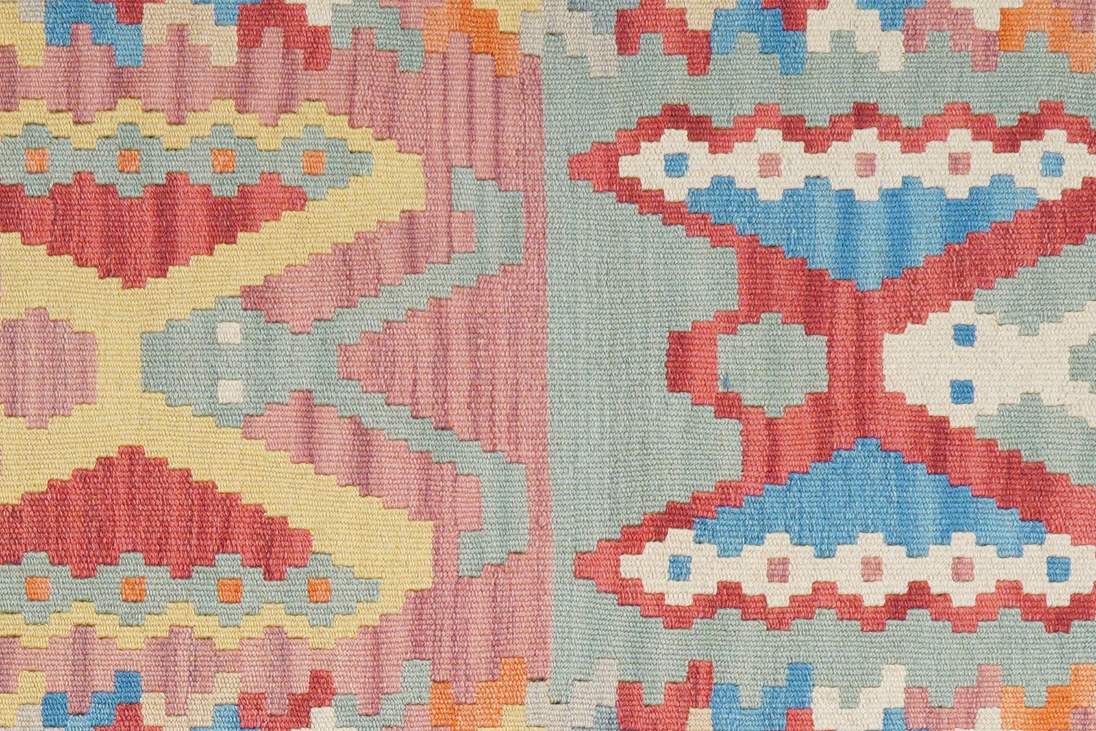 Kelim Gashgai — Handmade, 60x197 cm, Multicolor, 100% Virgin Wool | View 5