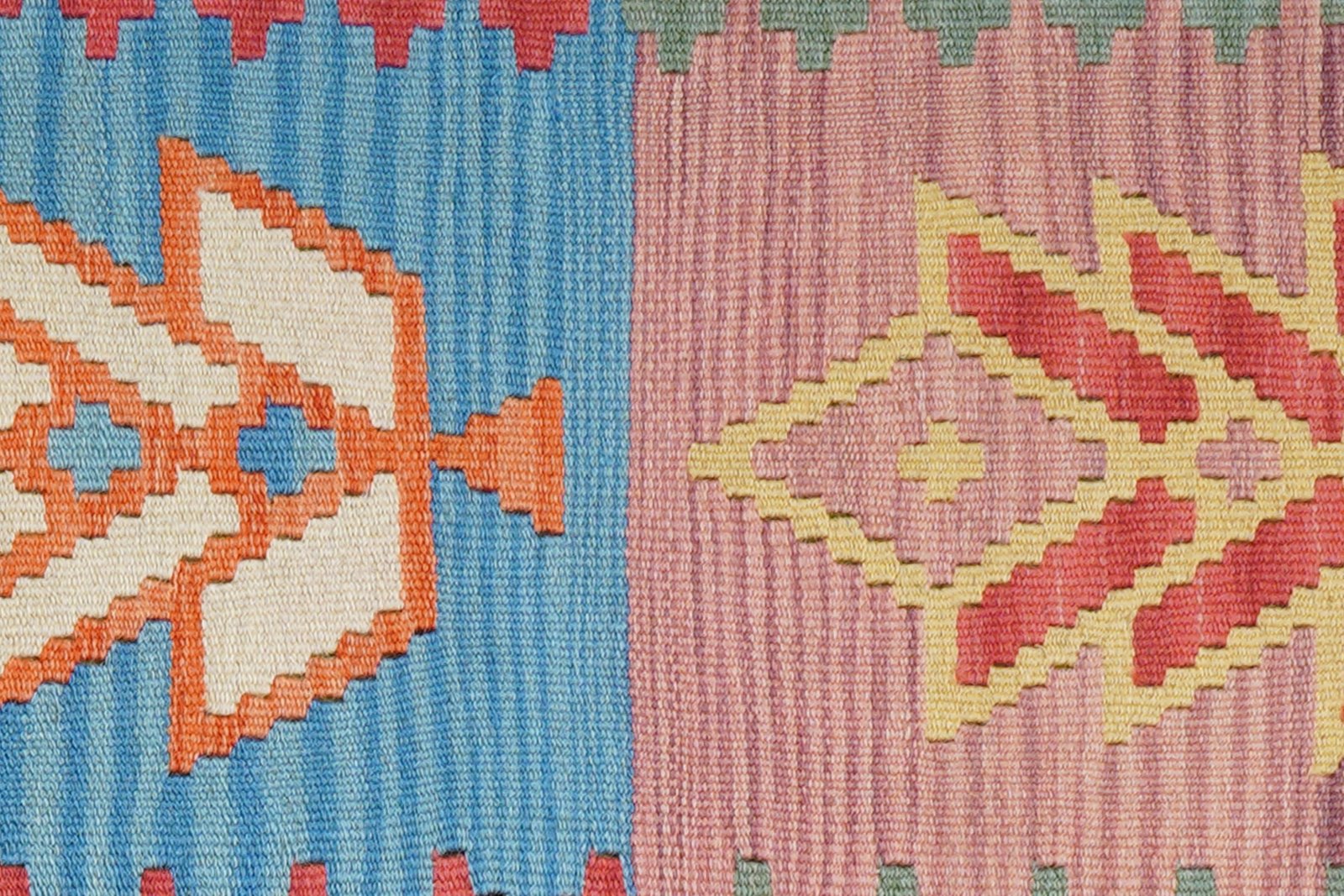 Kelim Gashgai — Handmade, 58x188 cm, Multicolor, 100% Virgin Wool | View 5