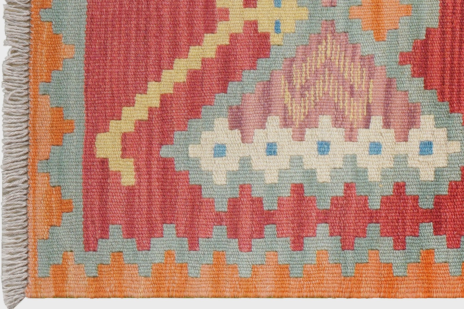 Kelim Gashgai — Handmade, 62x205 cm, Multicolor, 100% Virgin Wool | View 3