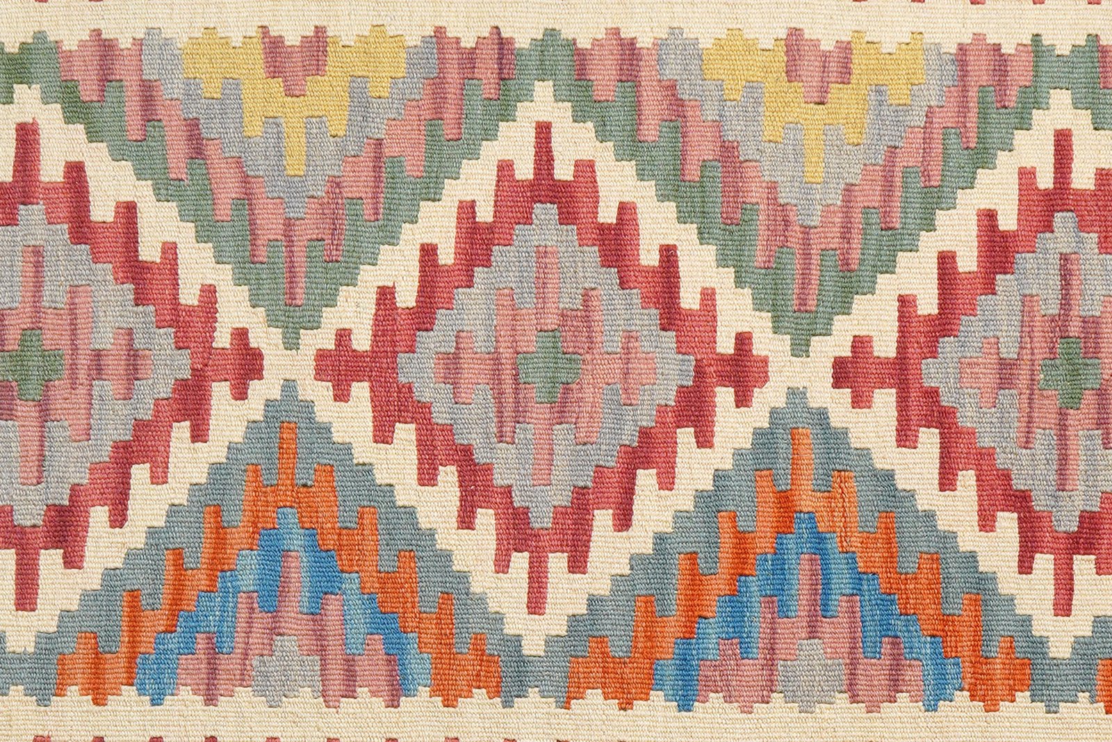 Kelim Gashgai — Handmade, 105x153 cm, Multicolor, 100% Virgin Wool | View 5