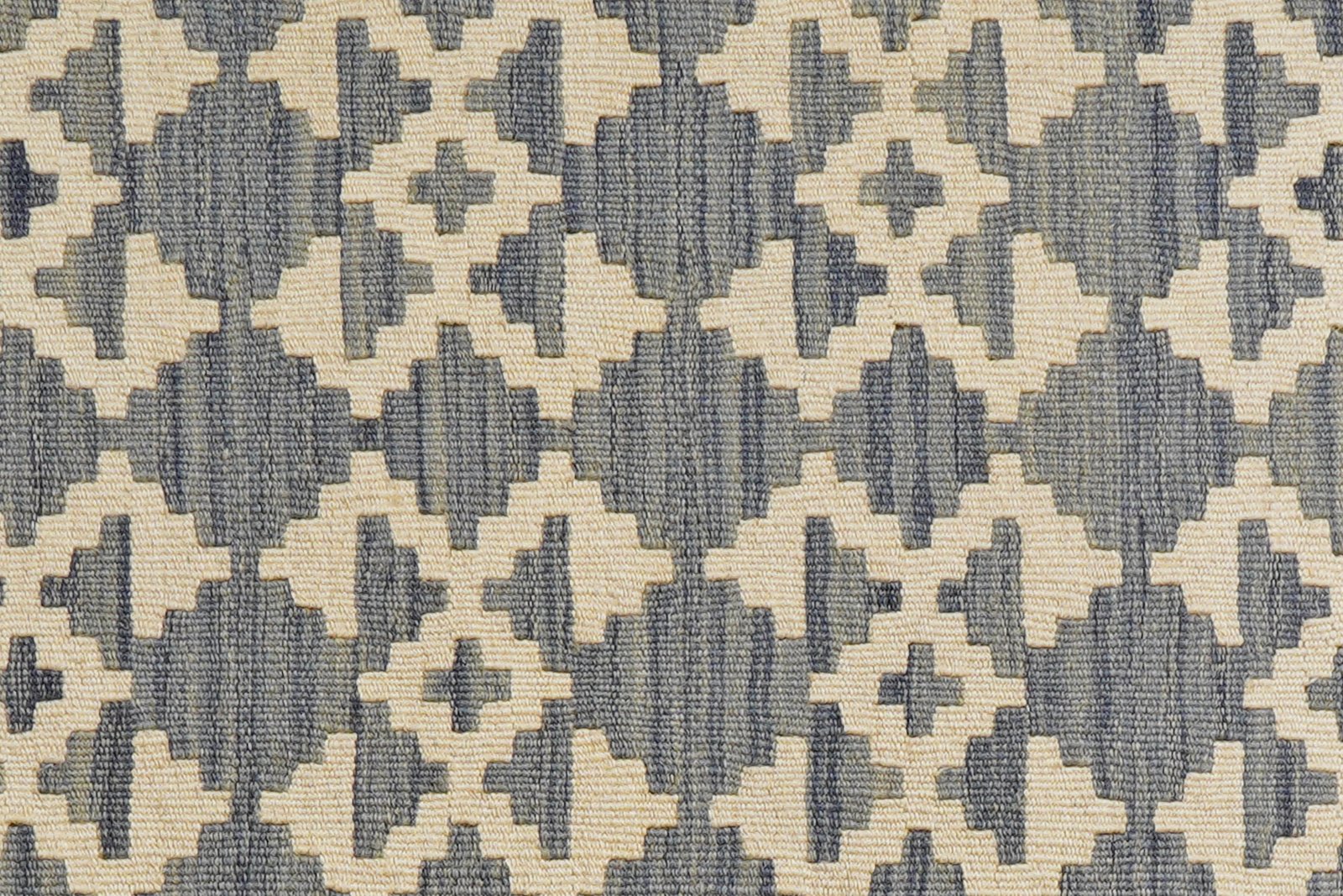 Kelim Gashgai — Handmade, 103x151 cm, Grey, 100% Virgin Wool | View 5