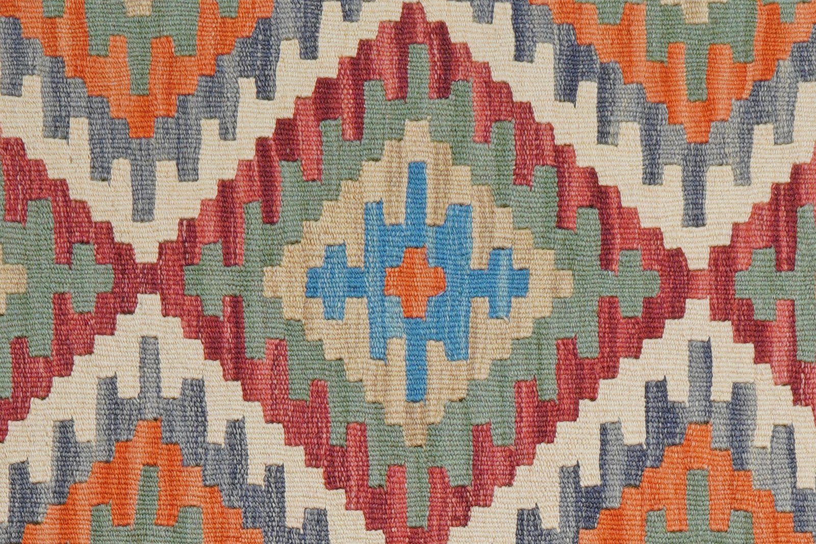 Kelim Gashgai — Handmade, 105x159 cm, Multicolor, 100% Virgin Wool | View 5