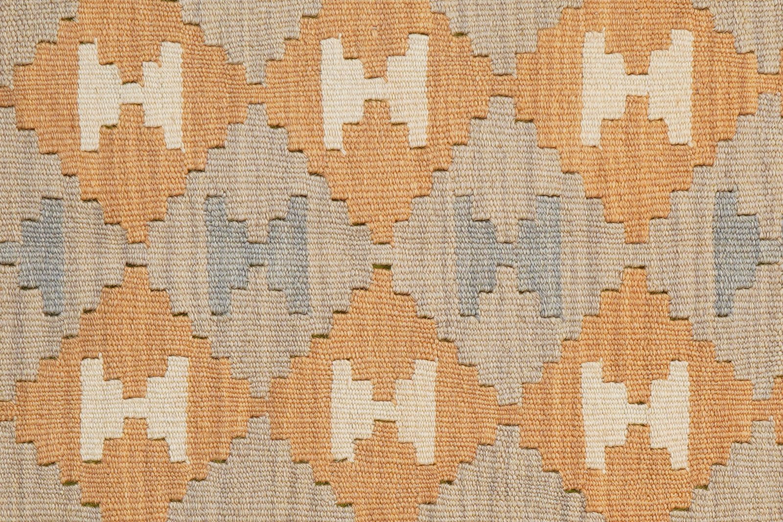Kelim Gashgai — Handmade, 121x173 cm, Grey, 100% Virgin Wool | View 5