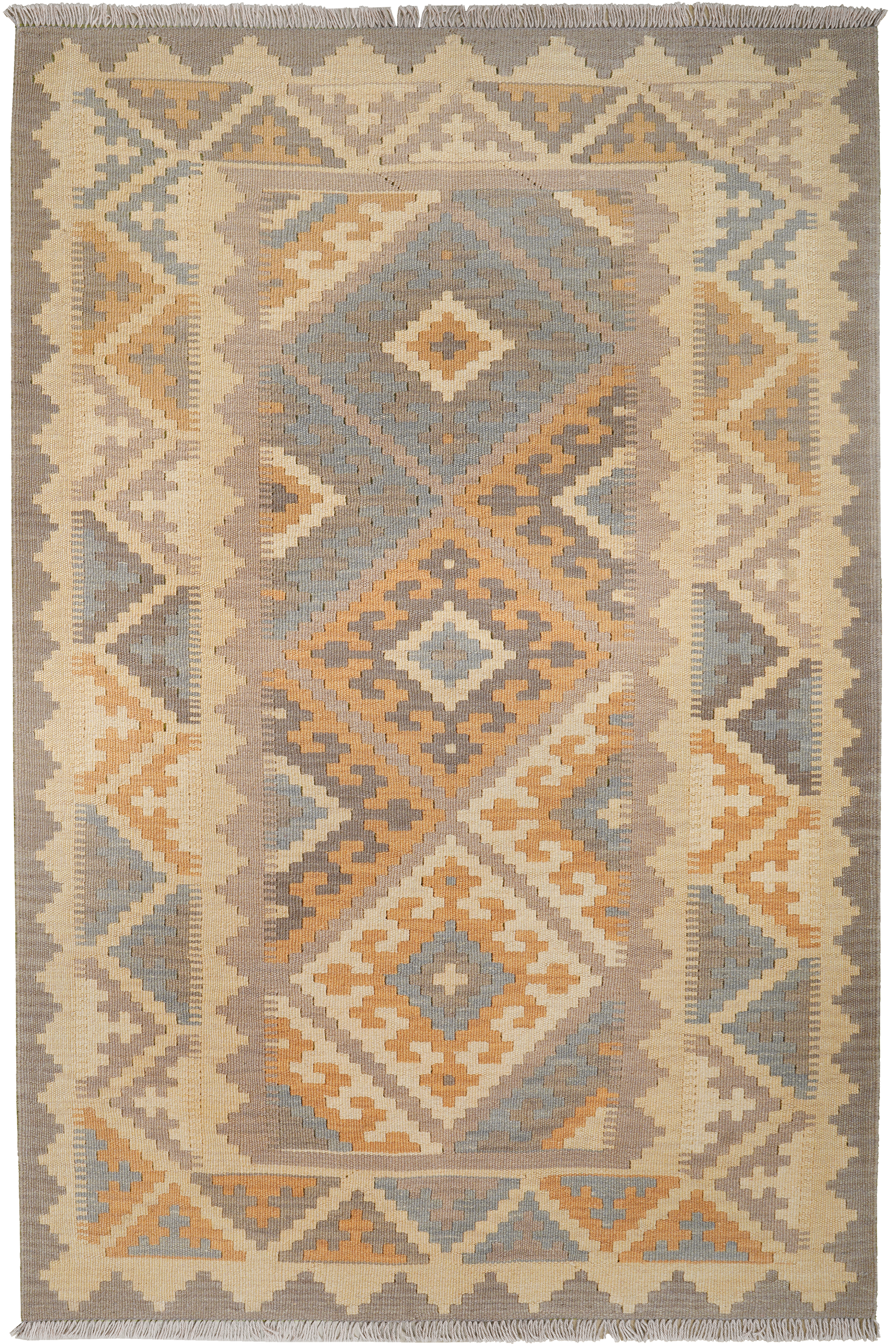 Ke.Gashgai T — Handgefertigt, 181x119 cm, Bunt, 100% Virgin Wool | Main view