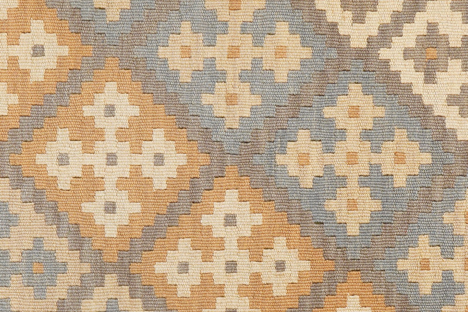 Kelim Gashgai — Handmade, 119x177 cm, Grey, 100% Virgin Wool | View 5