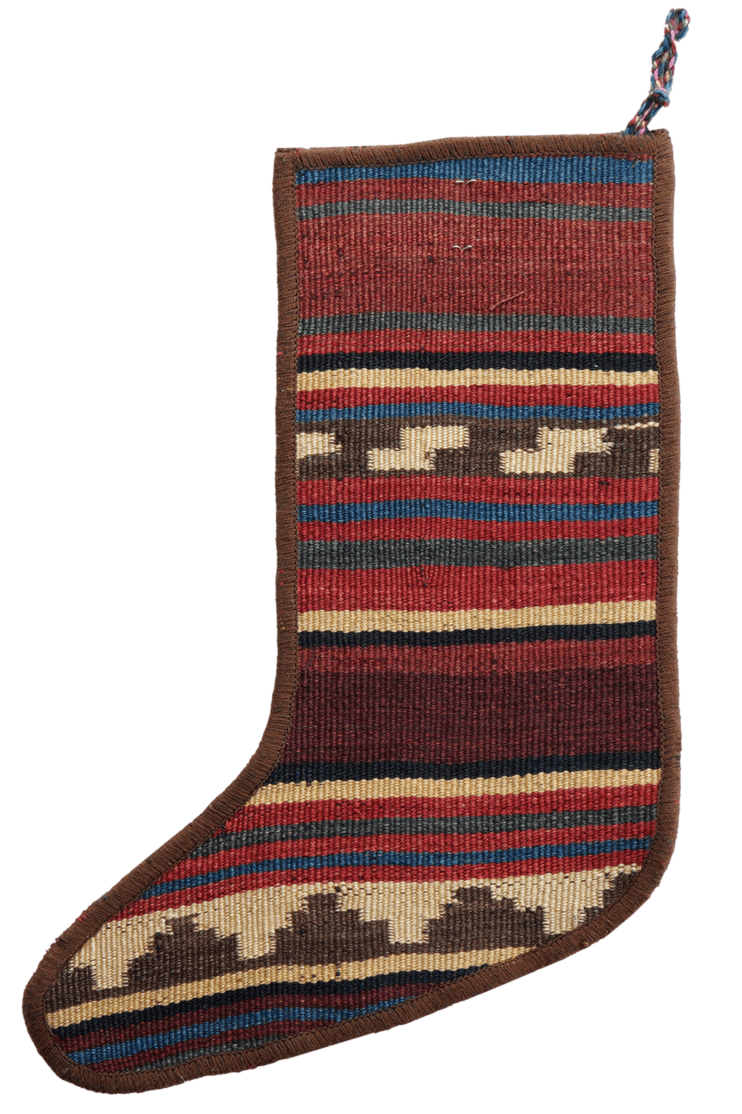 Weihnachtsstrumpf — Hand-knotted, 56x41 cm, Multicolor, 100% Virgin Wool | View 3