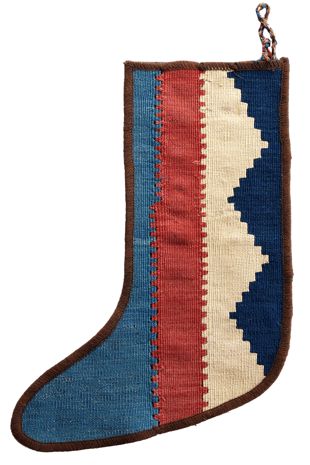 Weihnachtsstrumpf — Hand-knotted, 56x41 cm, Multicolor, 100% Virgin Wool | View 3