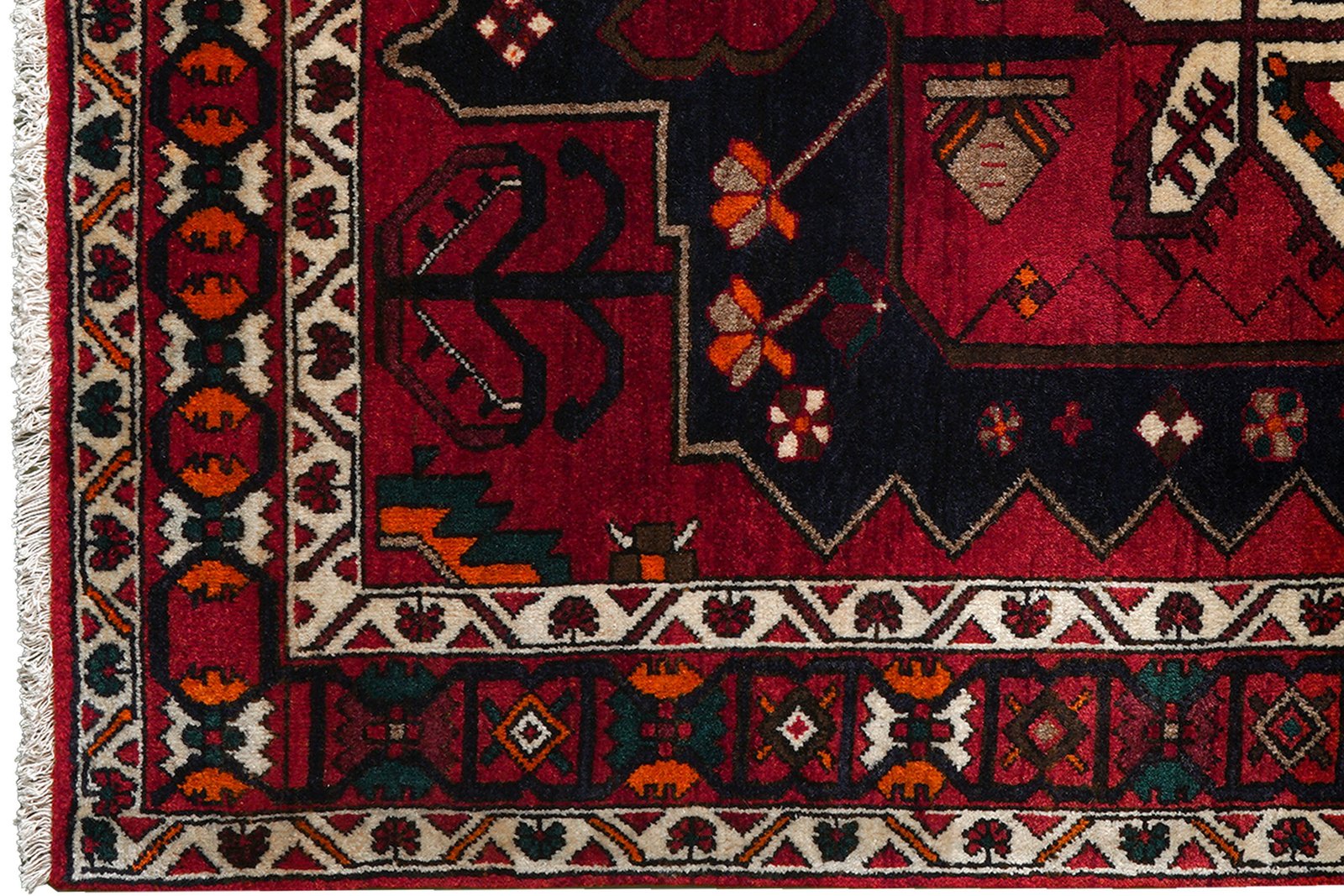 Bakhtiar — Hand-knotted, 153x197 cm, Blue, 100% Virgin Wool | View 3