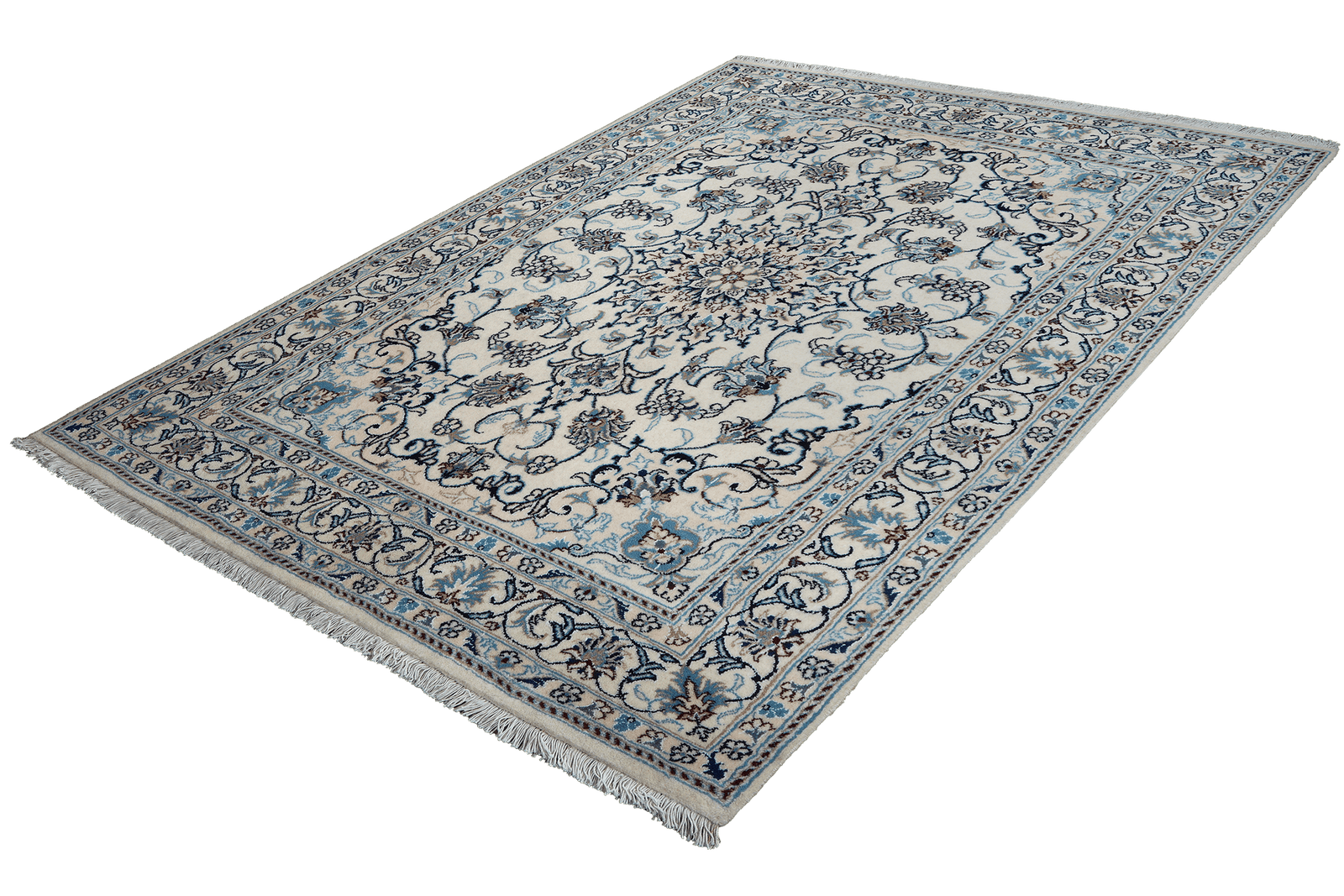 Nain 12La — Hand-knotted, 143x193 cm, Beige, 100% Virgin Wool | View 5