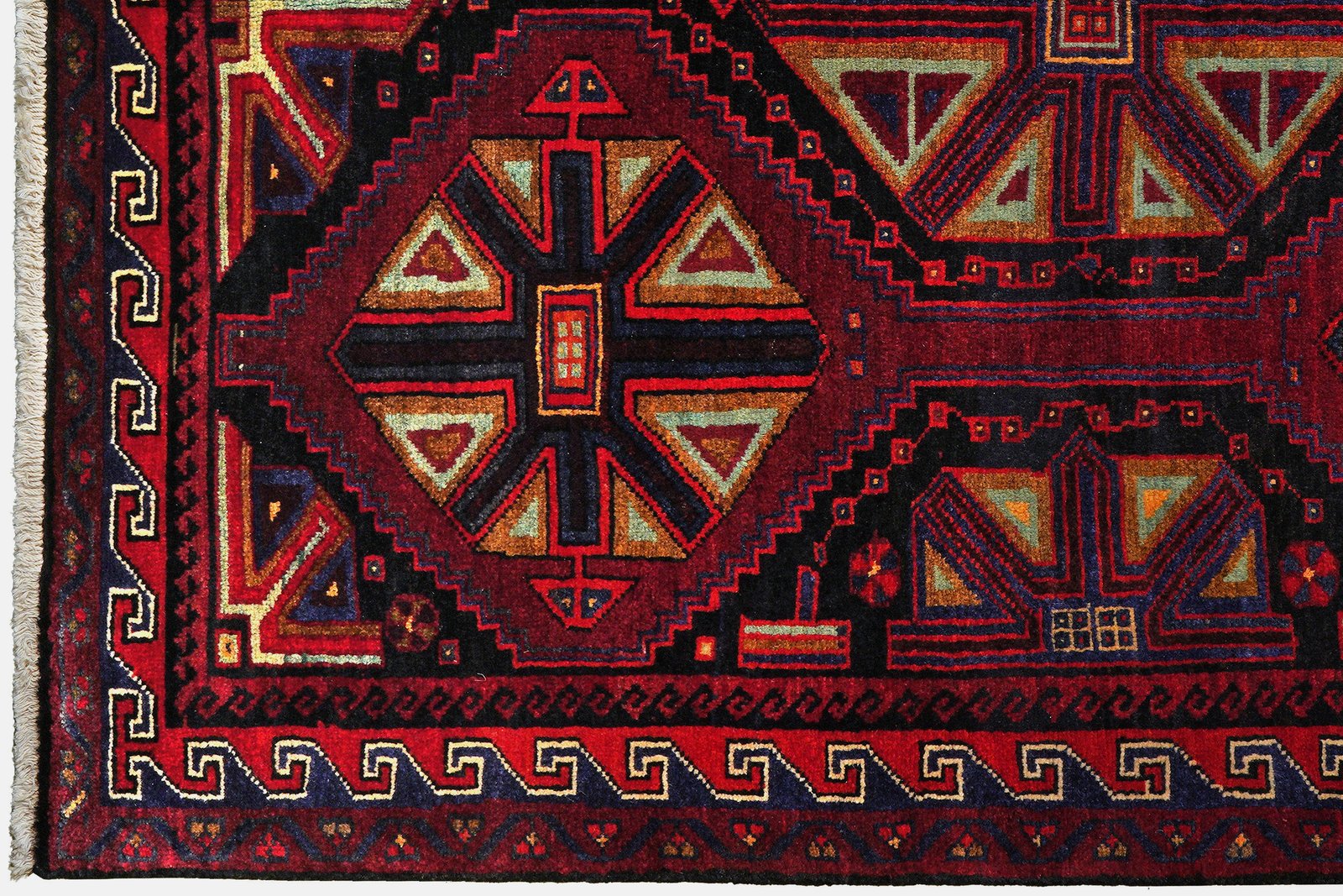 Lori — Hand-knotted, 160x201 cm, Blue, 100% Virgin Wool | View 3