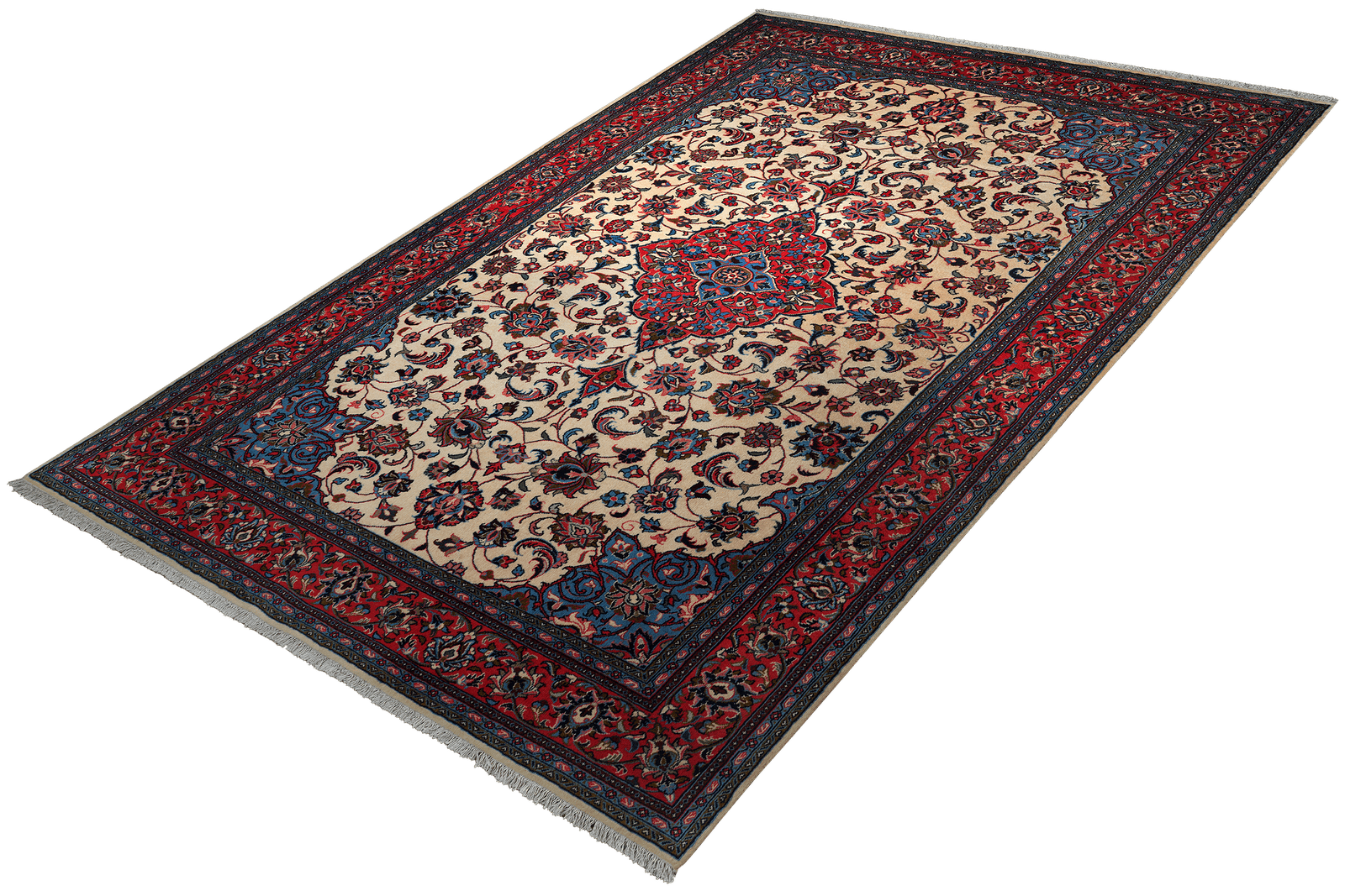 Sarough — Hand-knotted, 203x307 cm, Beige, 100% Virgin Wool | View 5