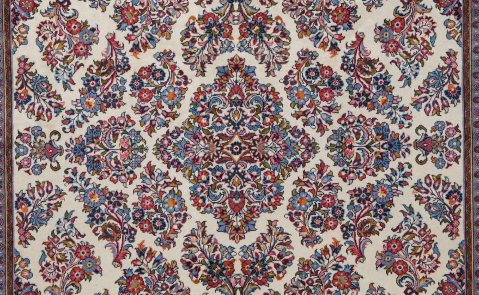 Sarough — Hand-knotted, 249x353 cm, Beige, 100% Virgin Wool | View 4