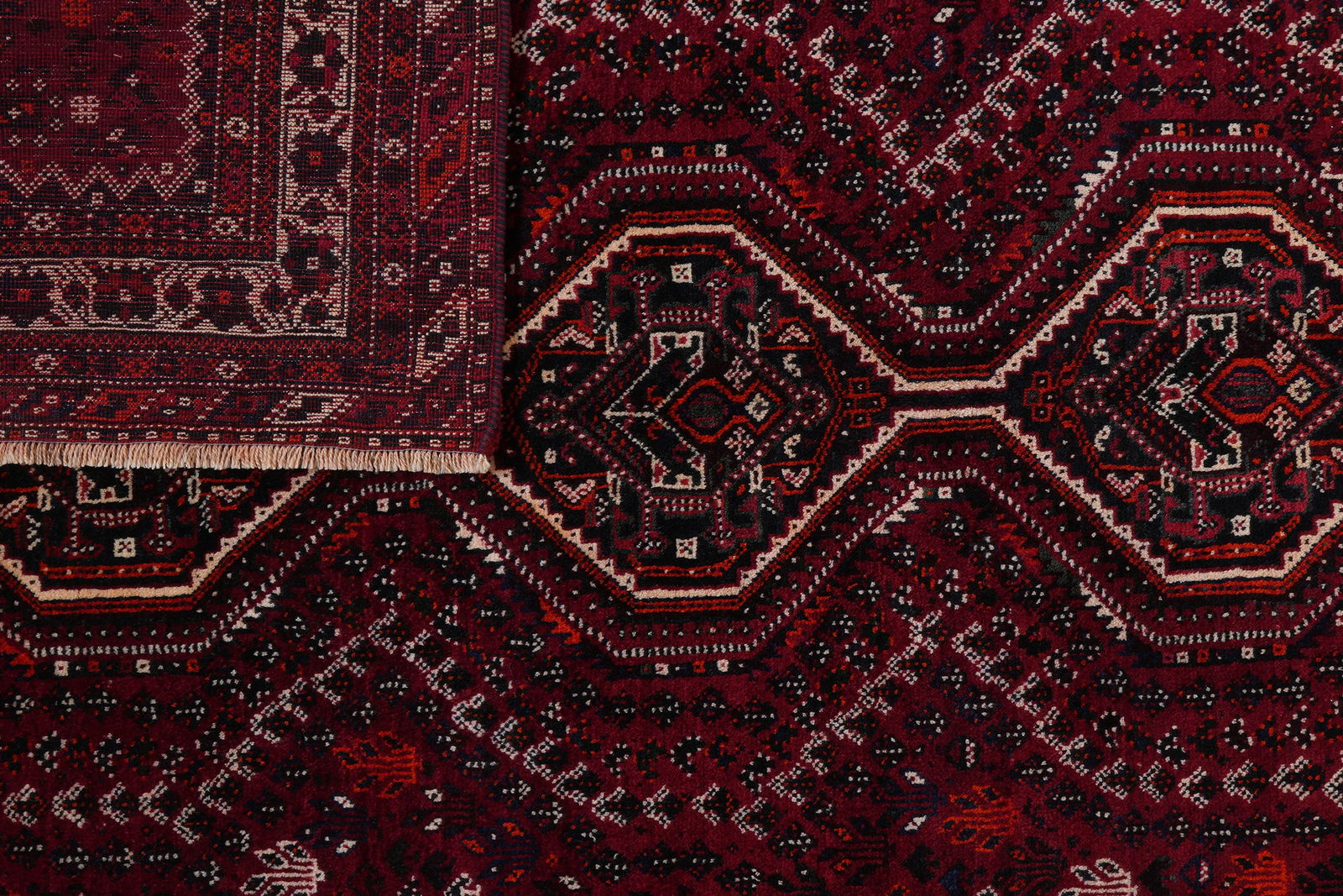 Shiraz — Handgefertigt, 308x209 cm, Beige, 100% Virgin Wool | View 8