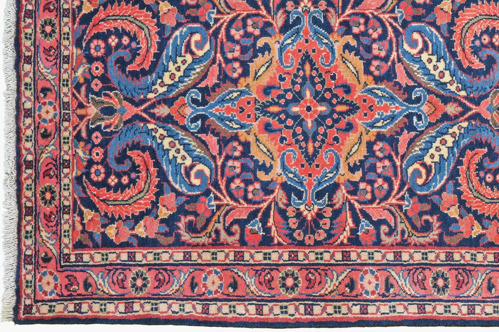 Mehreban — Hand-knotted, 83x300 cm, Blue, 100% Virgin Wool | View 3