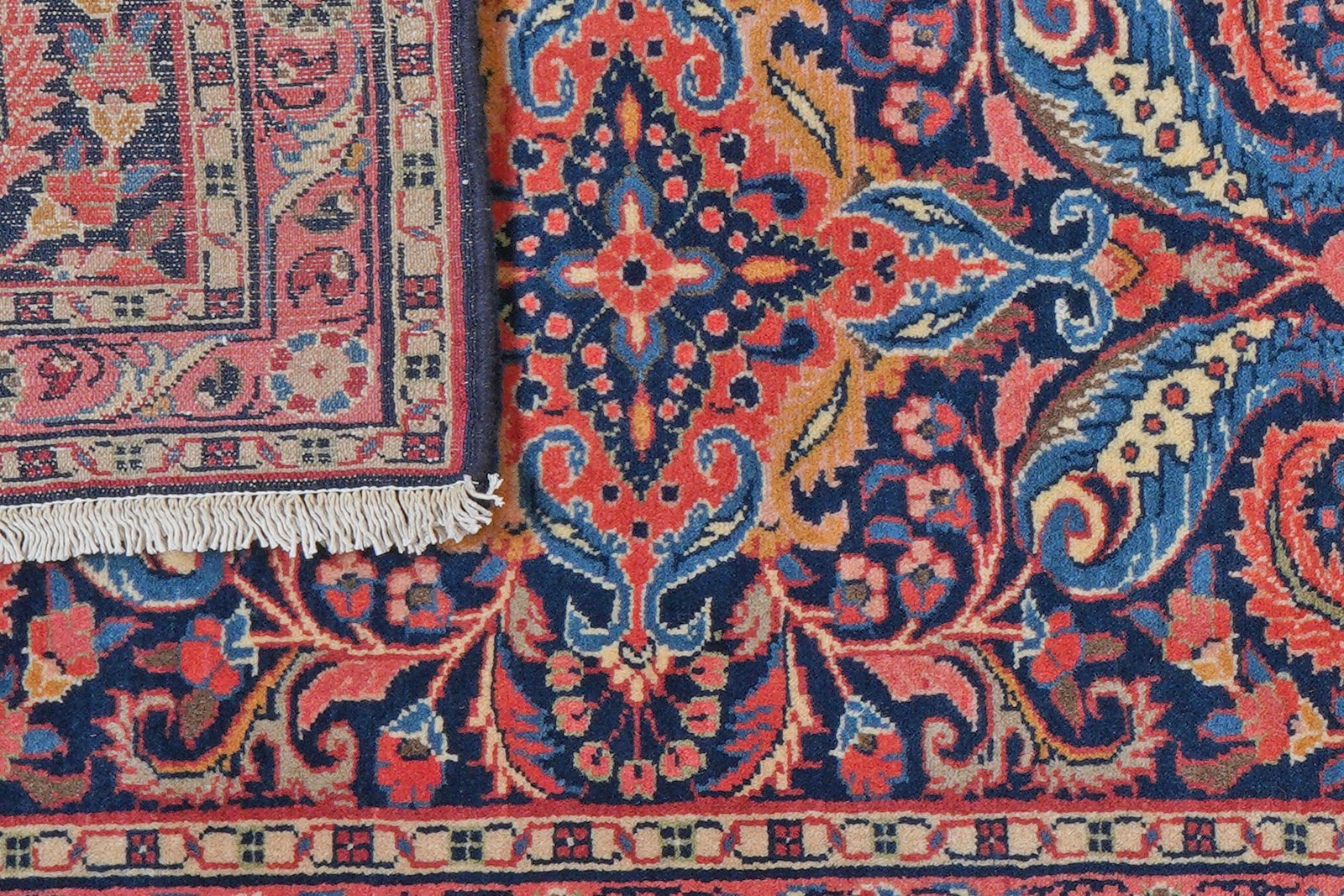 Mehreban — Hand-knotted, 83x300 cm, Blue, 100% Virgin Wool | View 7