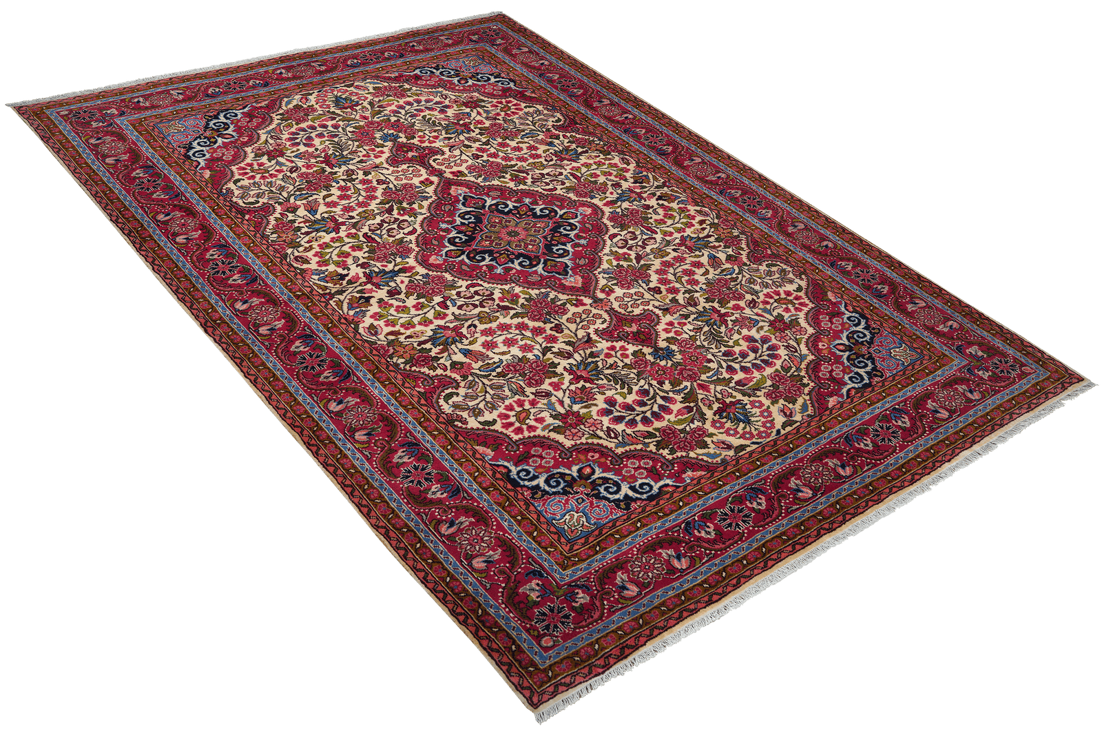 Djozan — Hand-knotted, 204x284 cm, Beige, 100% Virgin Wool | View 4