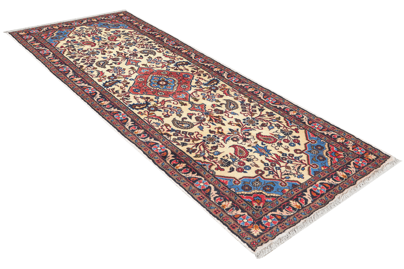 Mehreban — Hand-knotted, 78x185 cm, Beige, 100% Virgin Wool | View 4