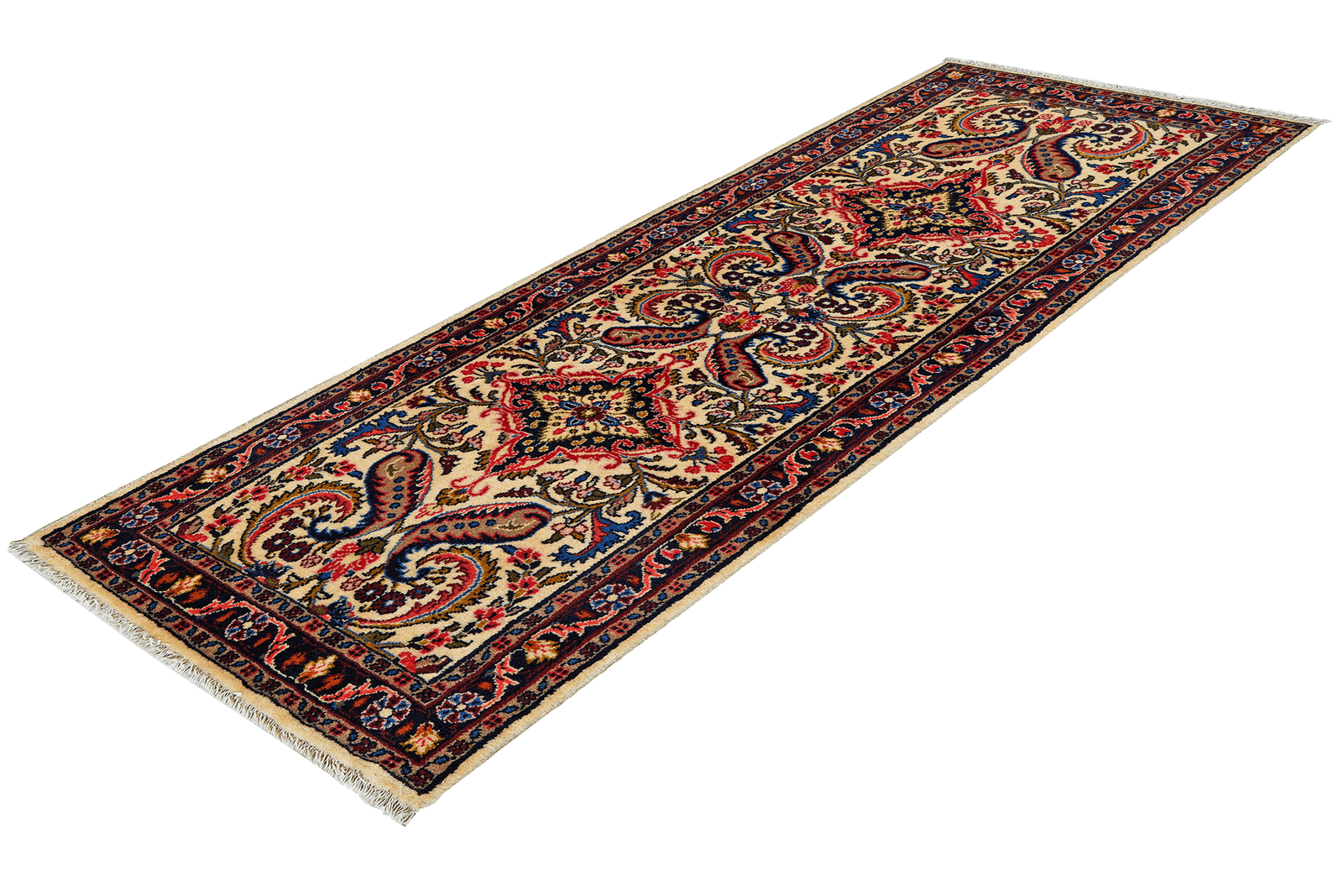 Mehreban — Hand-knotted, 74x198 cm, Beige, 100% Virgin Wool | View 5