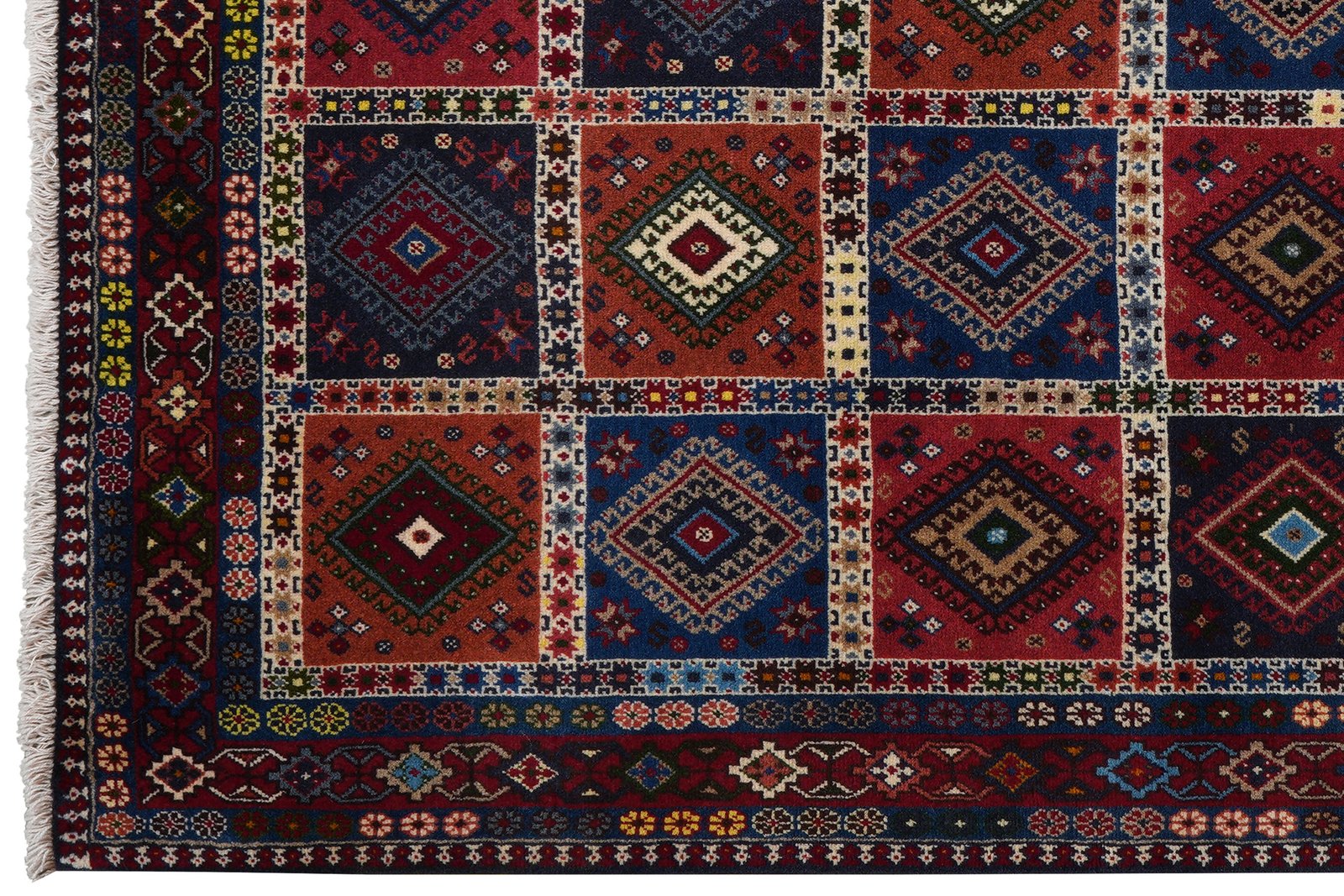 Yalameh — Hand-knotted, 151x204 cm, Multicolor, 100% Virgin Wool | View 3
